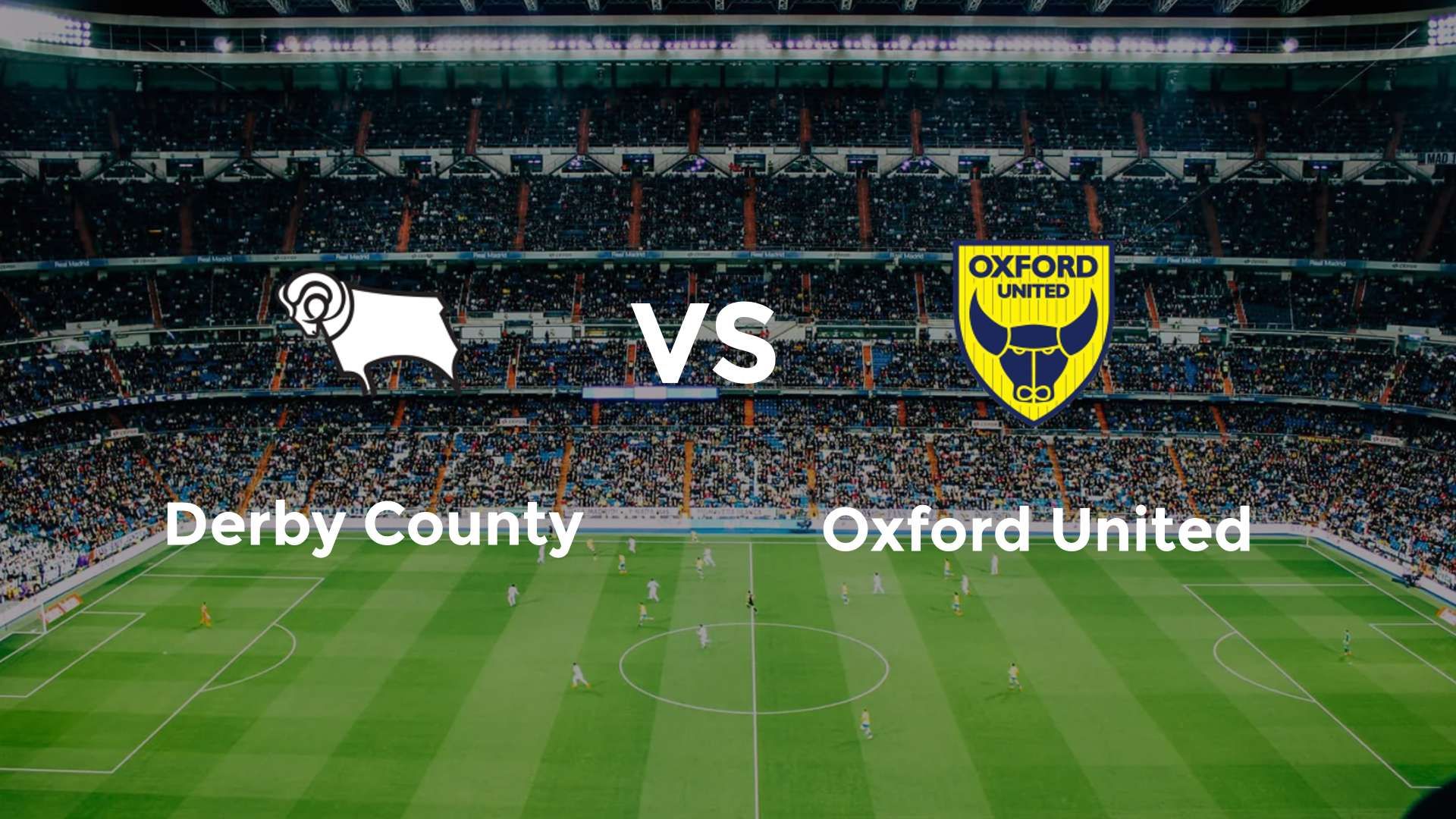 Derby County vs Oxford United
