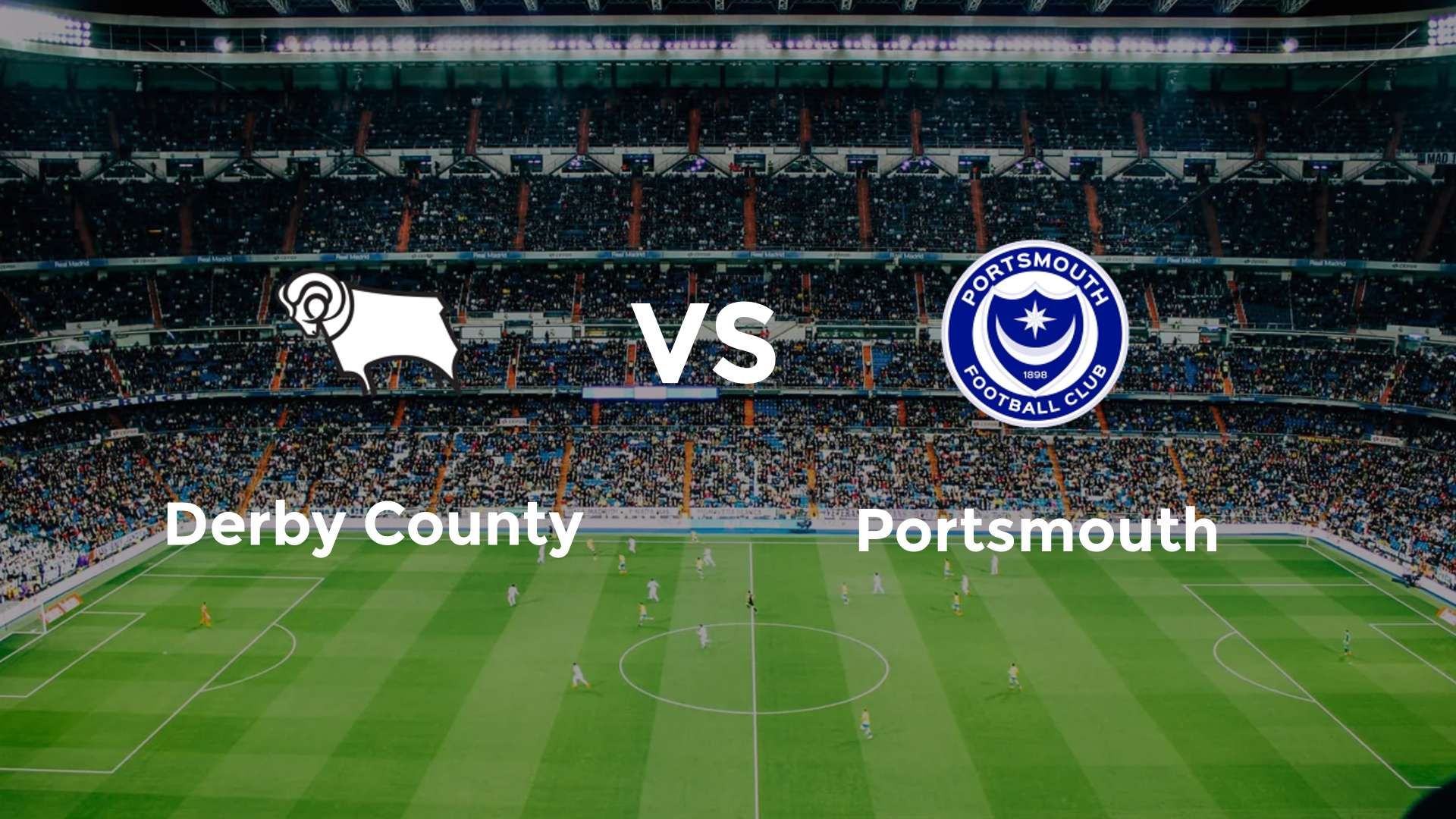 Derby County vs Portsmouth