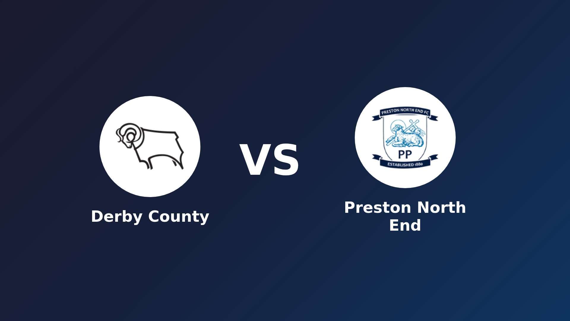 Derby County vs Preston North End
