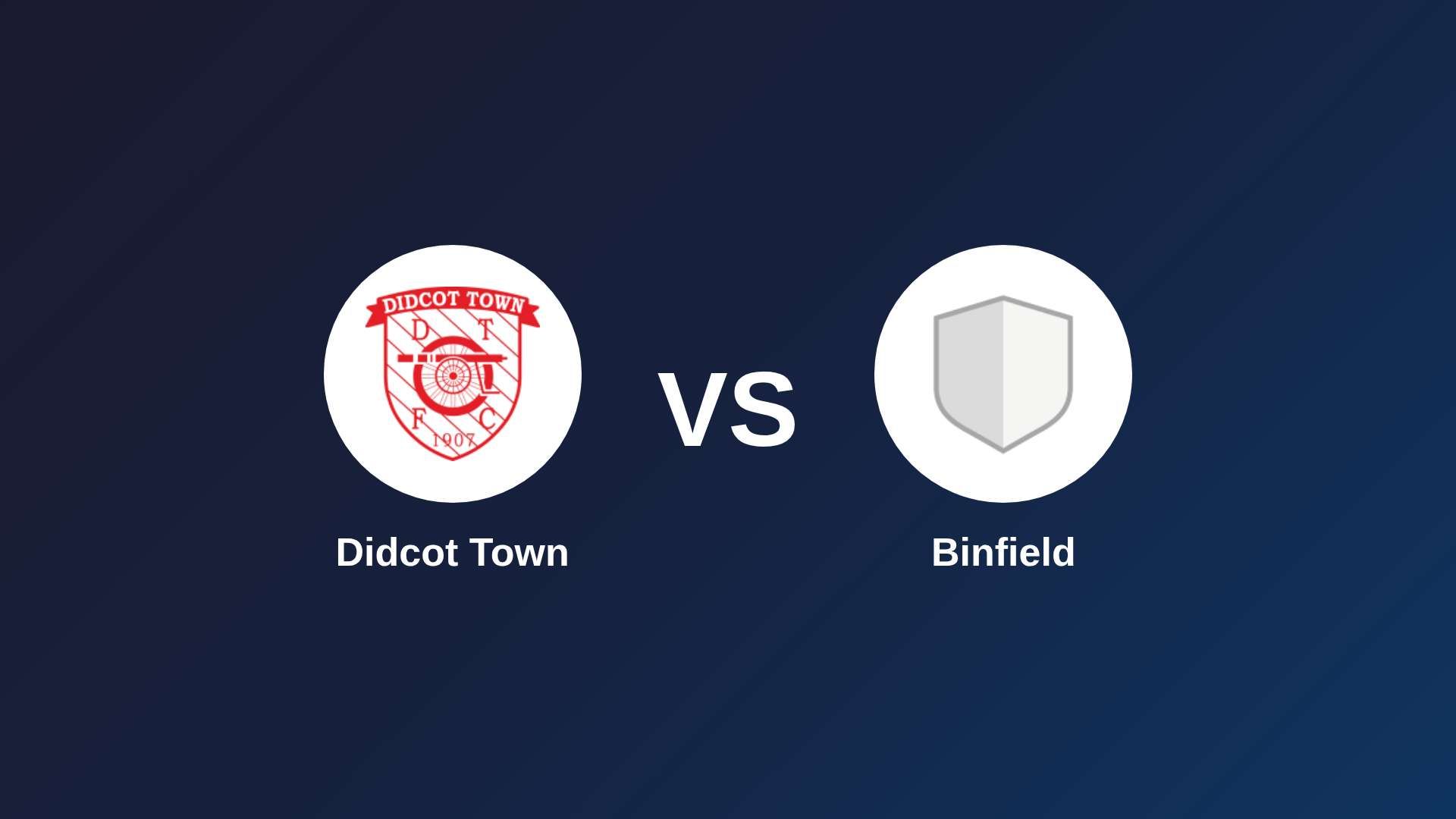 Didcot Town vs Binfield