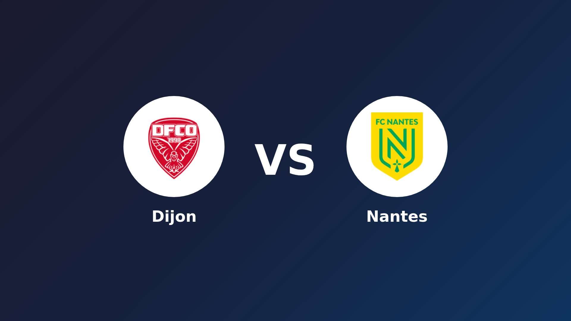 Dijon vs Nantes