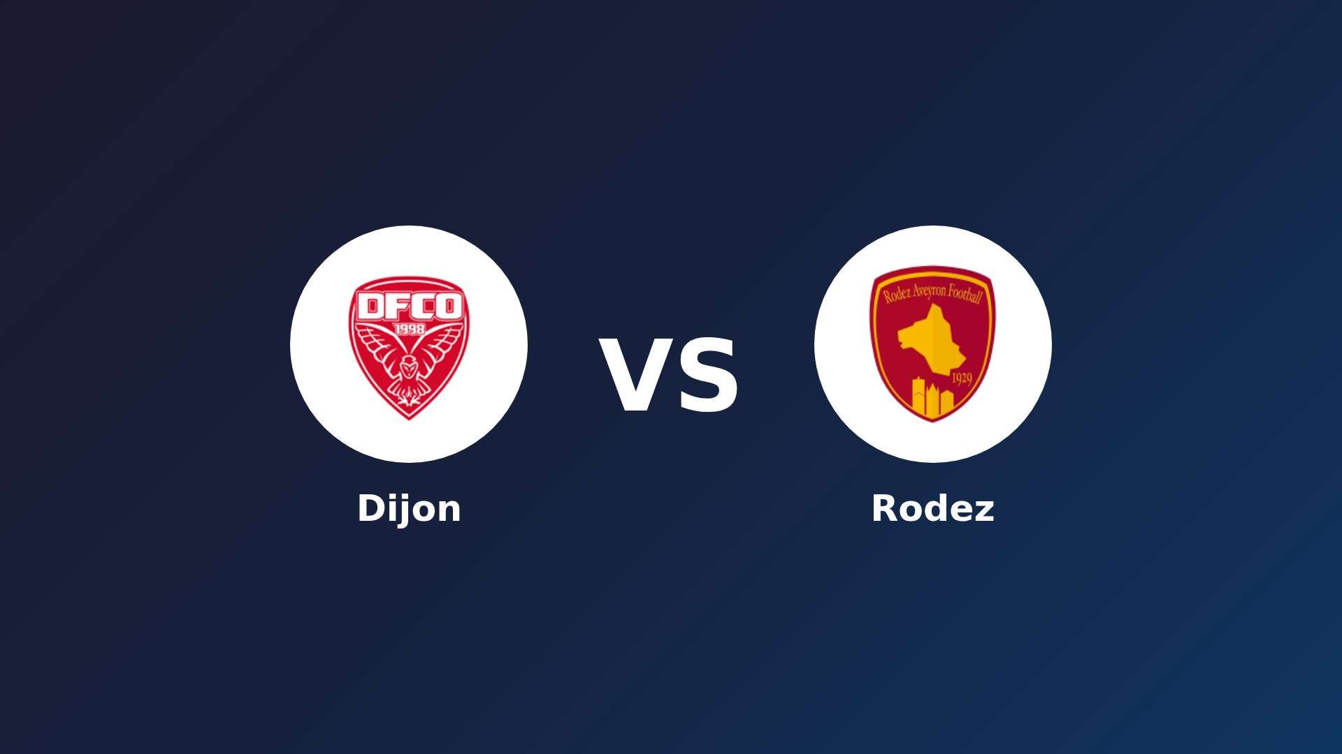 Dijon vs Rodez