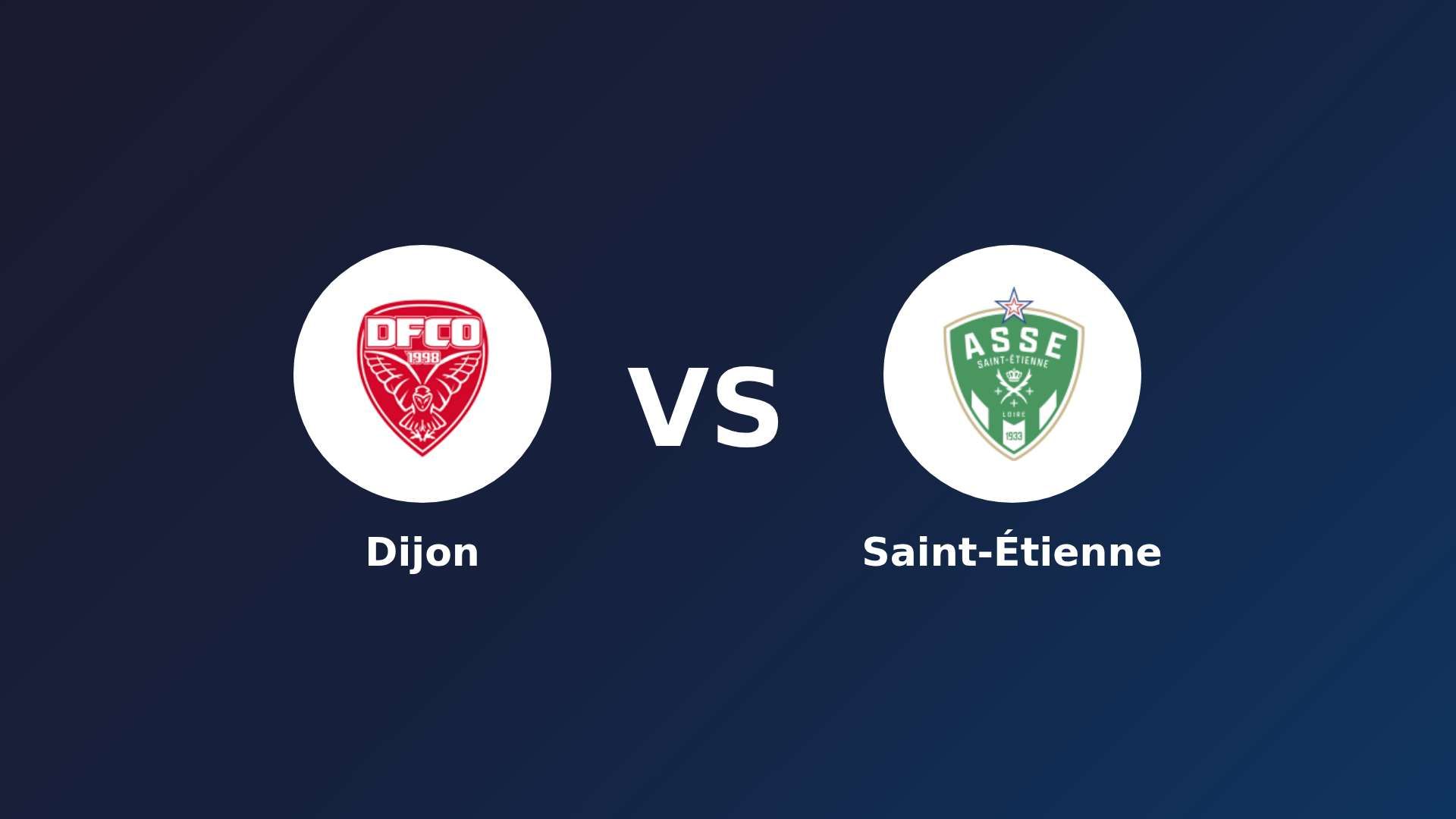 Dijon vs Saint-Étienne