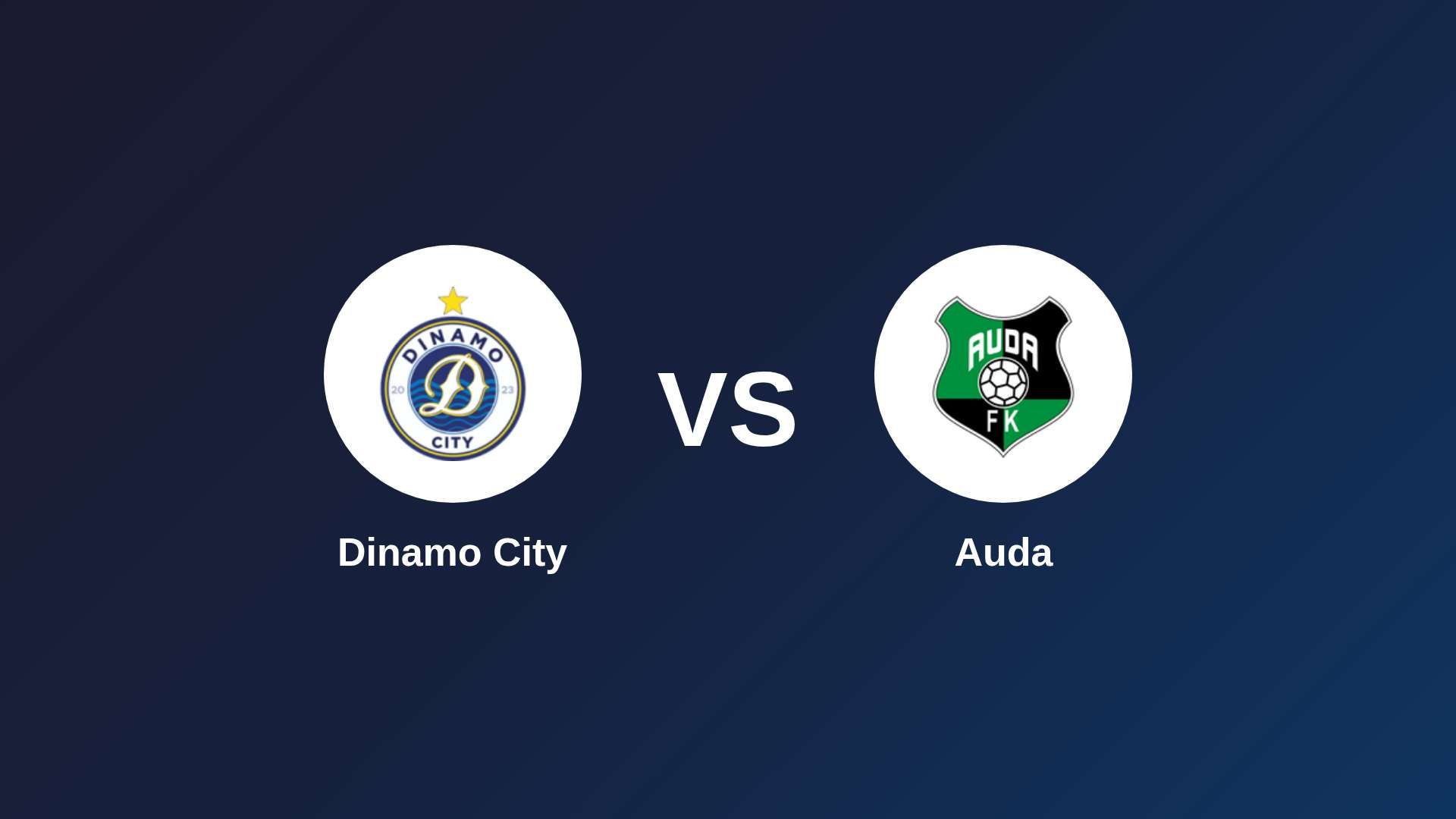 Dinamo City vs Auda