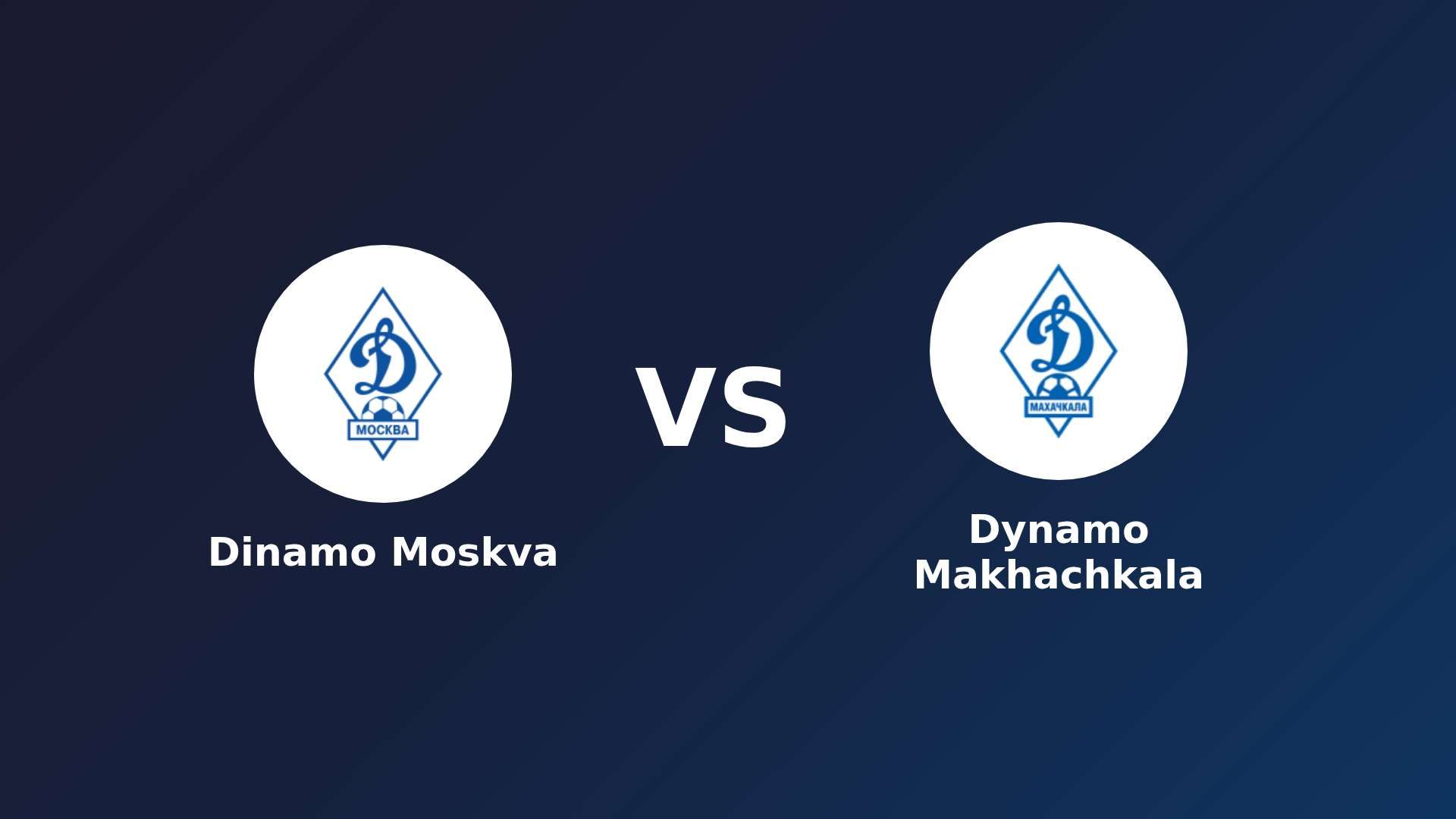 Dinamo Moskva vs Dynamo Makhachkala