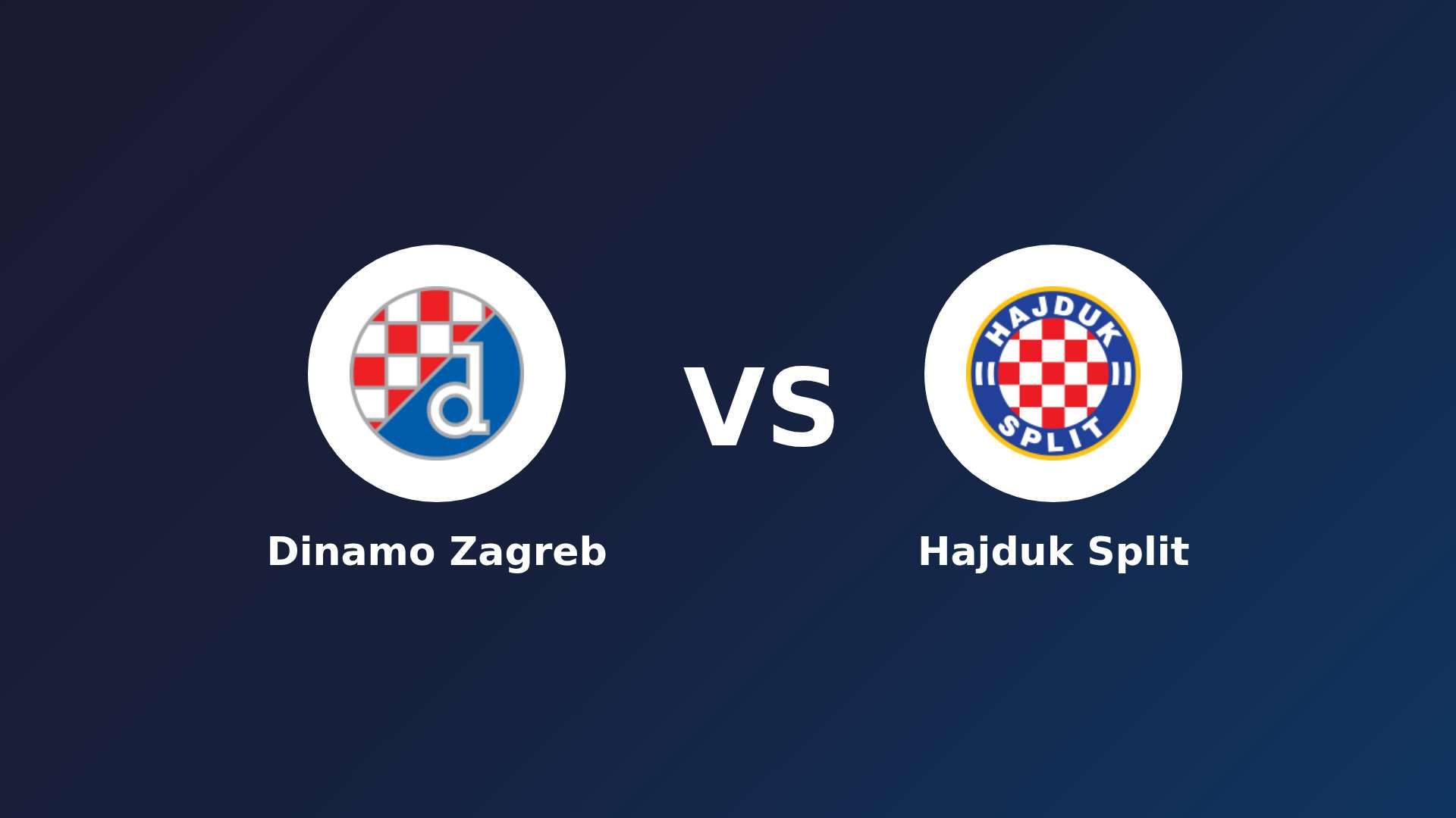 Dinamo Zagreb vs Hajduk Split