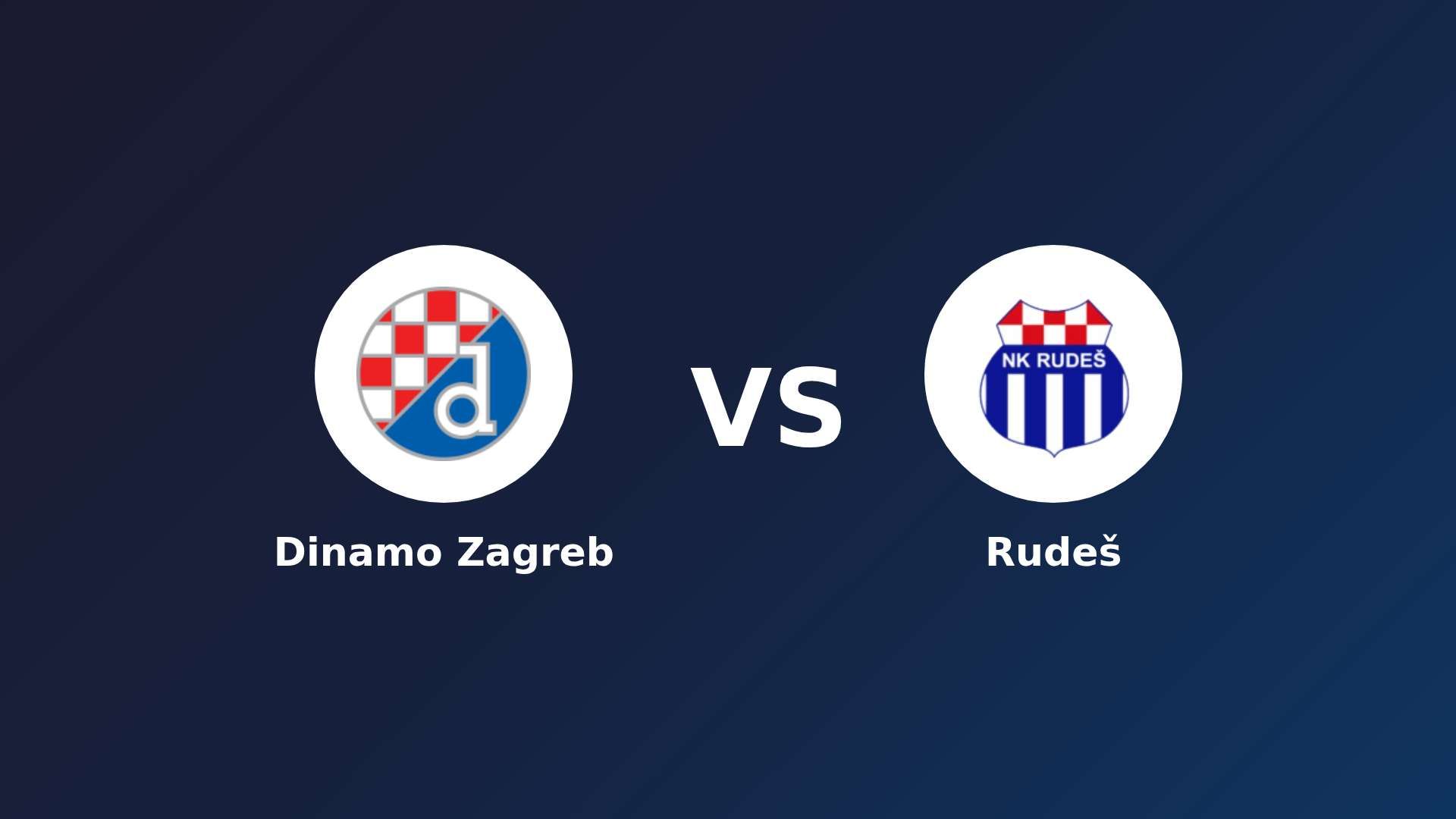 Dinamo Zagreb vs Rudeš