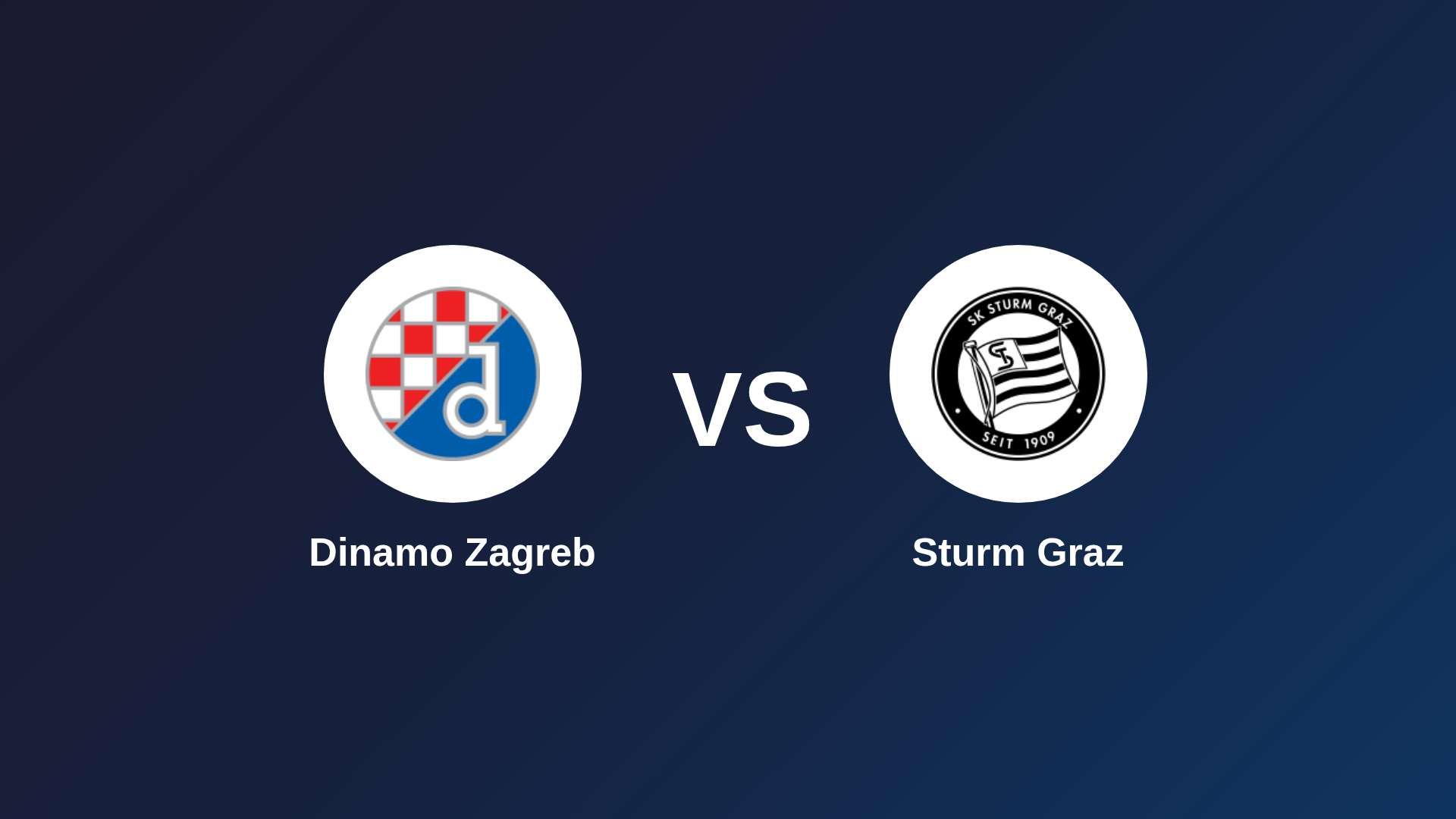 Dinamo Zagreb vs Sturm Graz