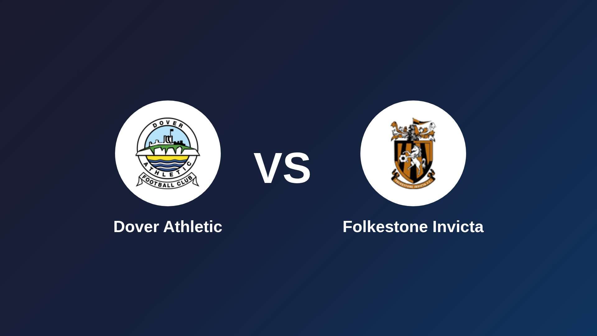 Dover Athletic vs Folkestone Invicta