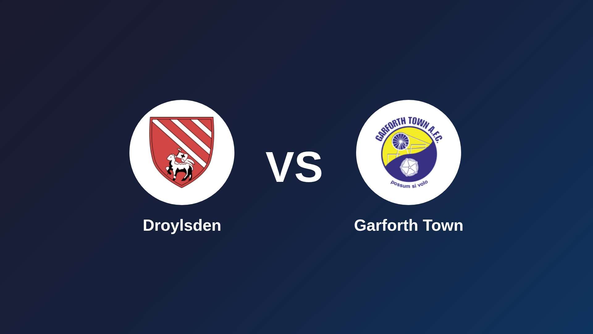 Droylsden vs Garforth Town