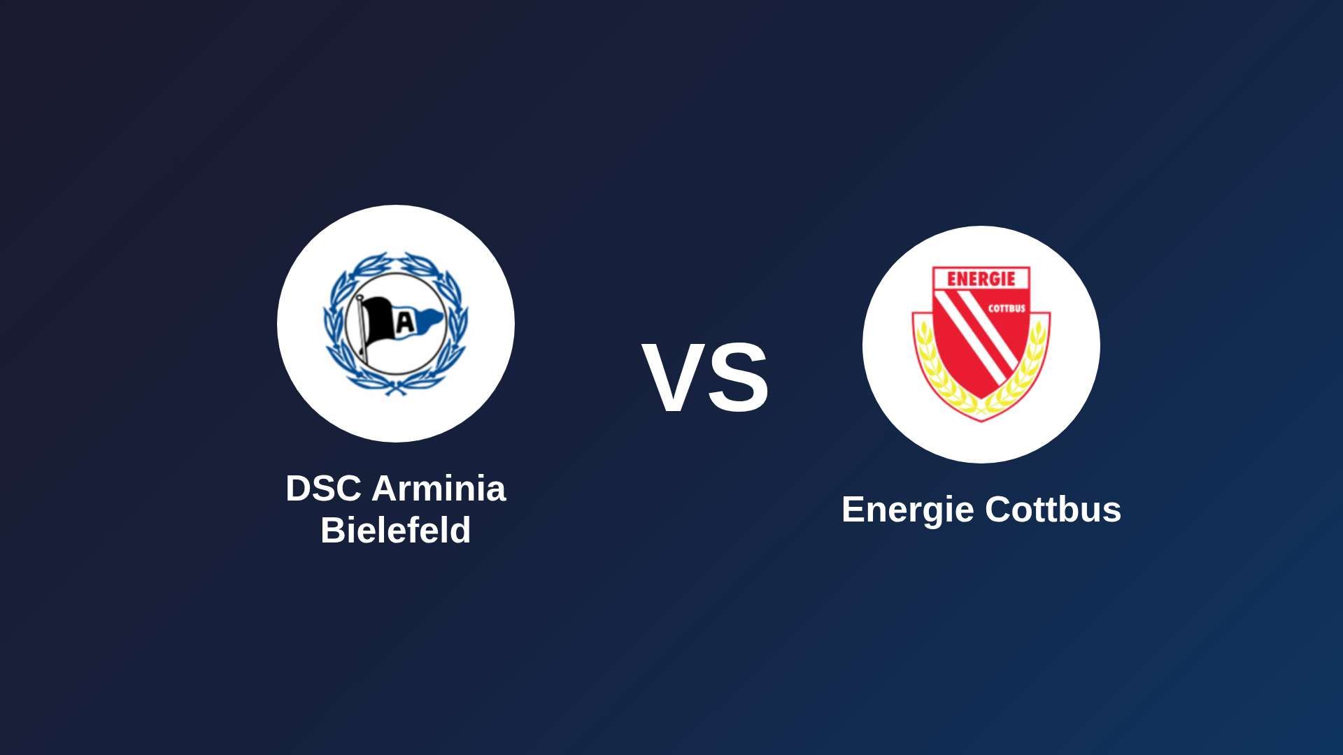 DSC Arminia Bielefeld vs Energie Cottbus