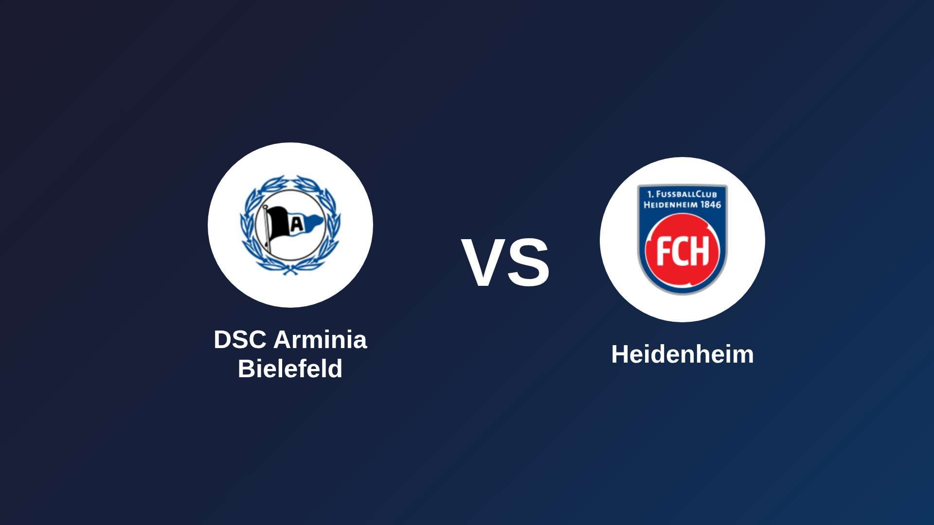 DSC Arminia Bielefeld vs Heidenheim