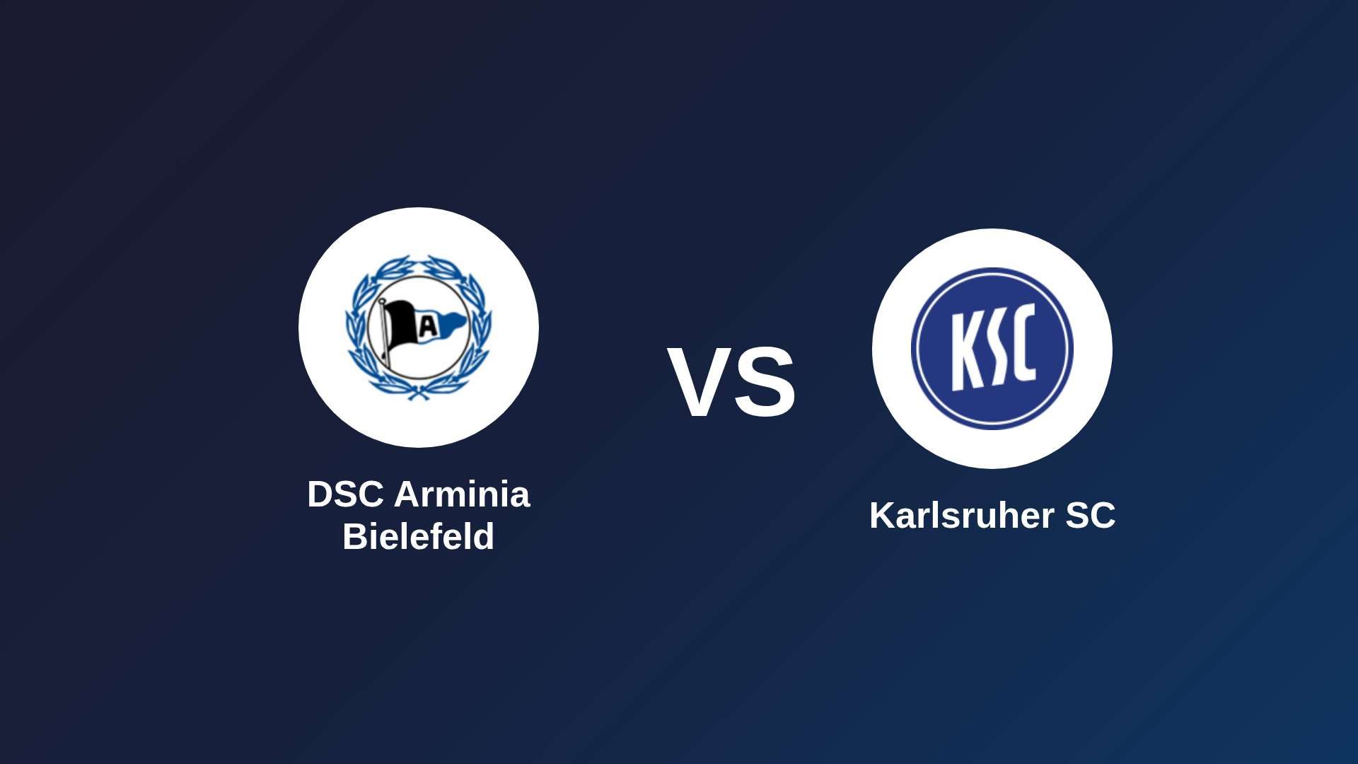 DSC Arminia Bielefeld vs Karlsruher SC