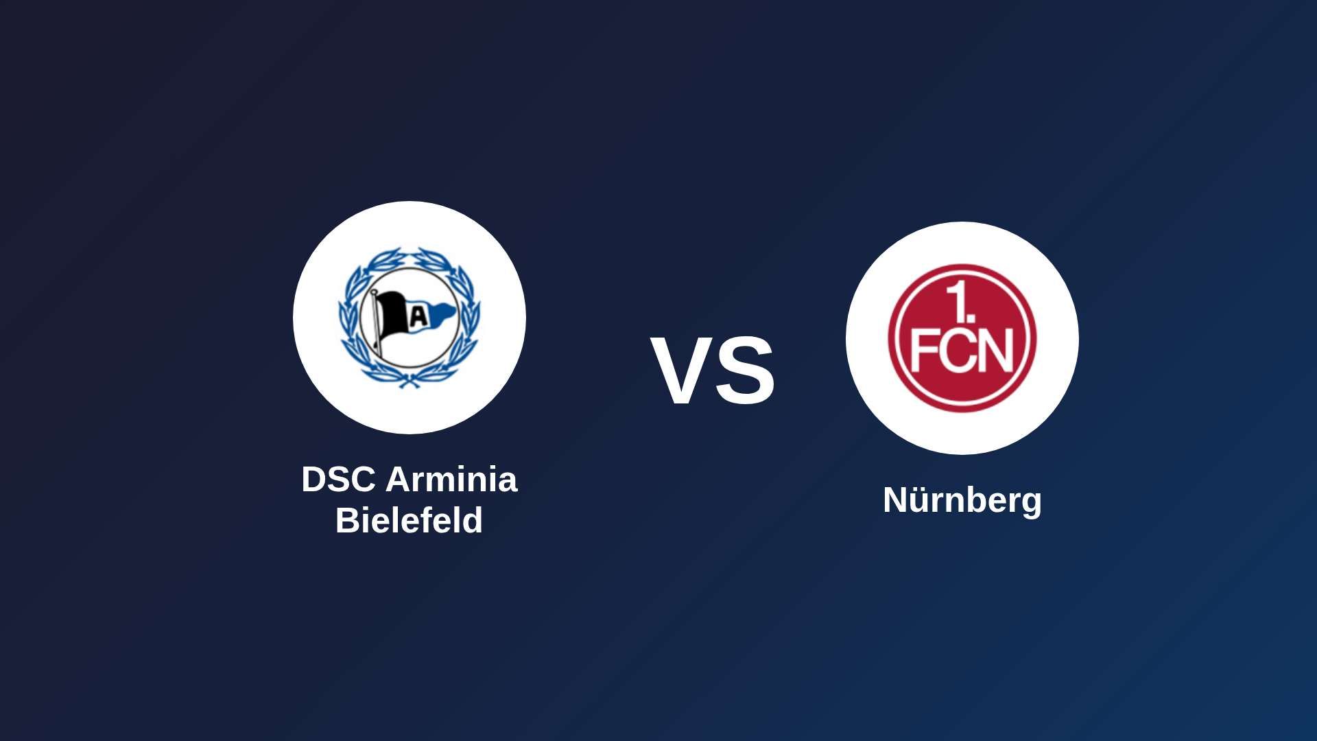 DSC Arminia Bielefeld vs Nürnberg