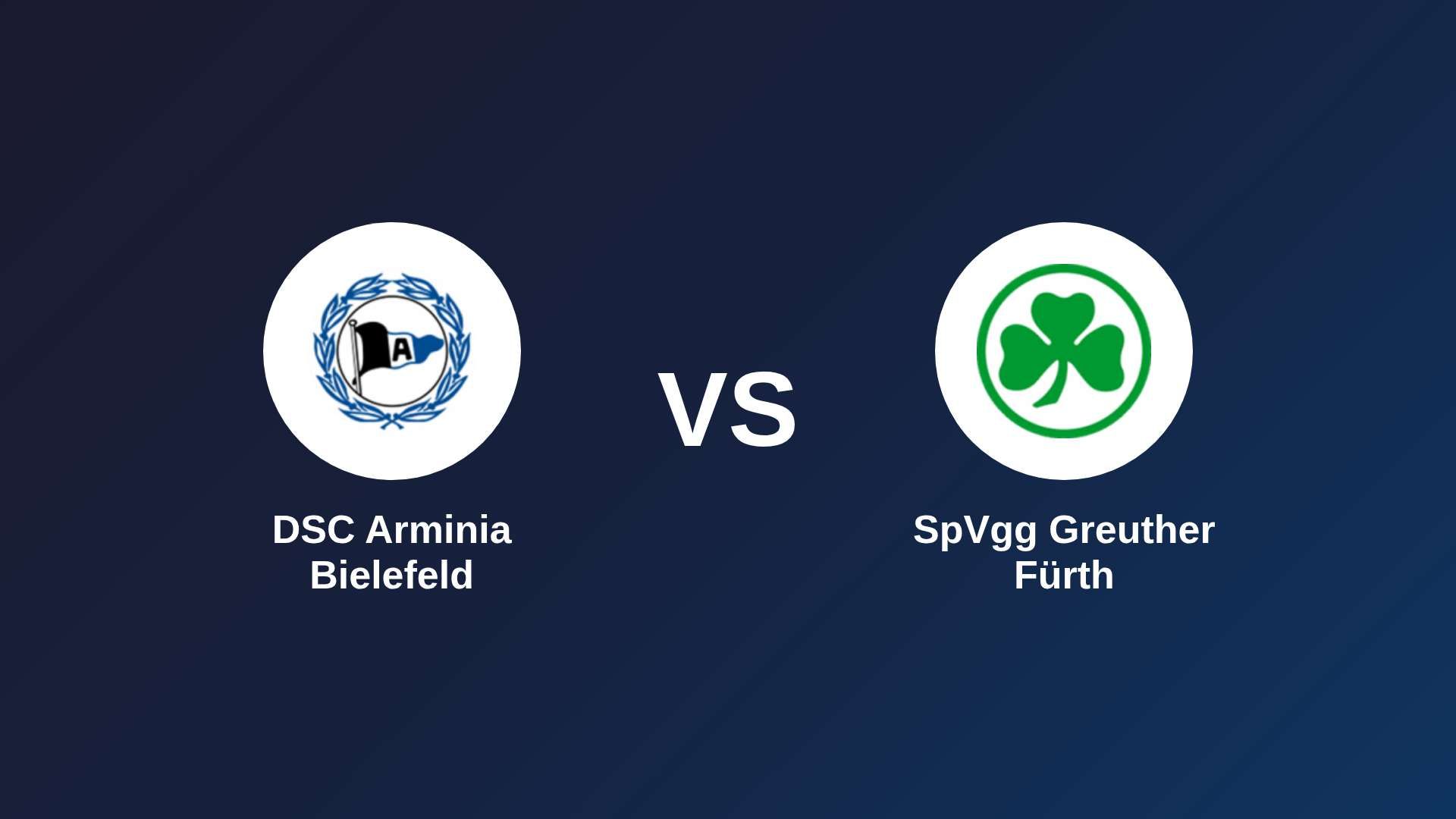 DSC Arminia Bielefeld vs SpVgg Greuther Fürth