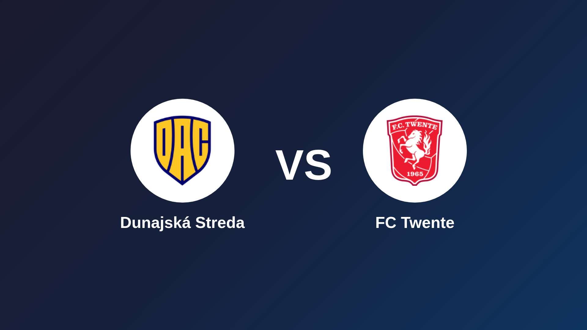 Dunajská Streda vs FC Twente