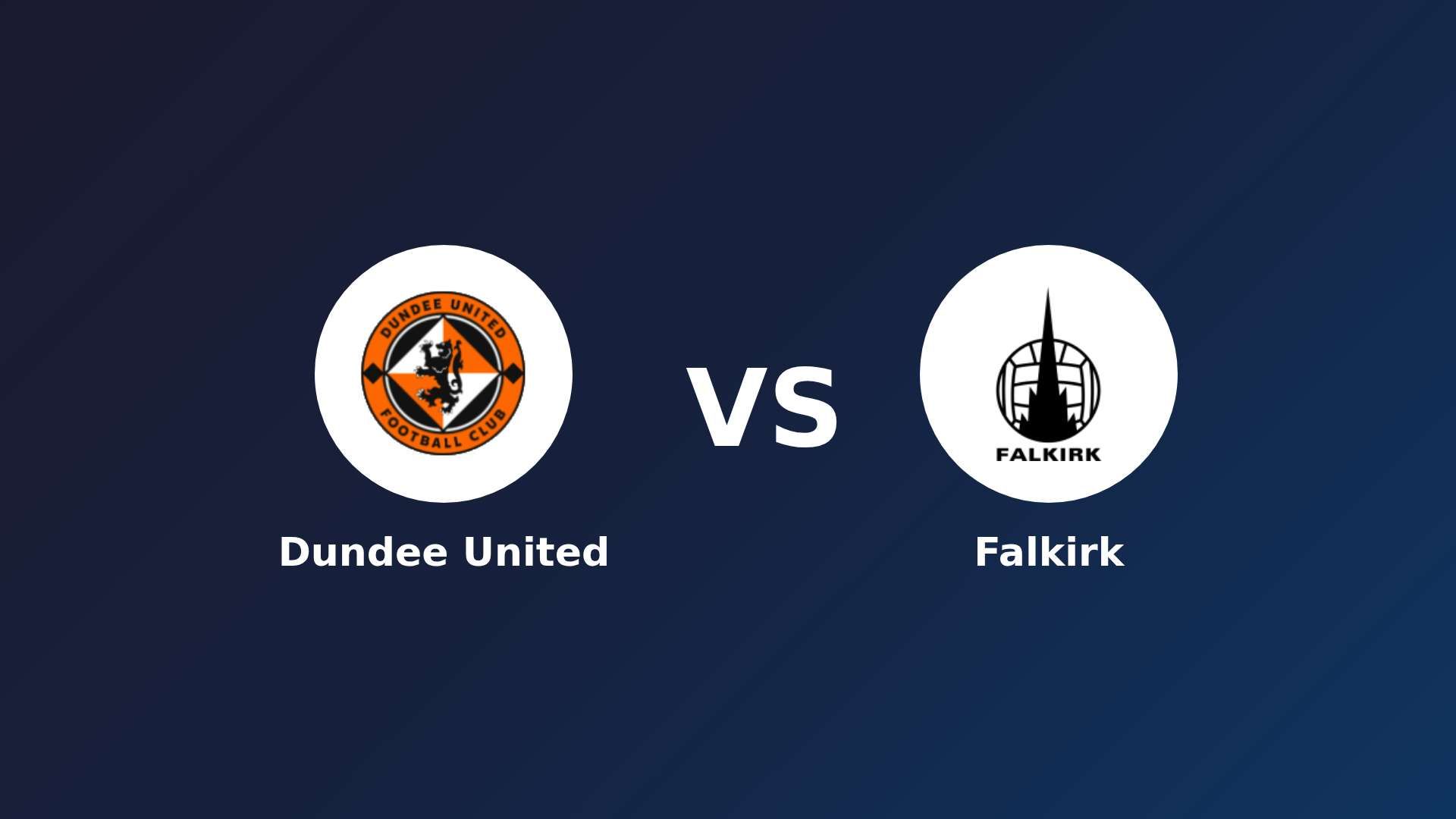 Dundee United vs Falkirk