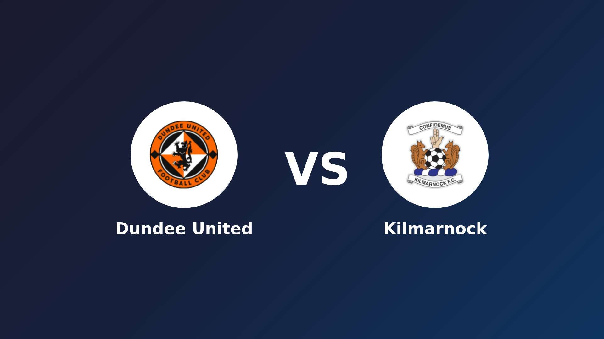Dundee United vs Kilmarnock