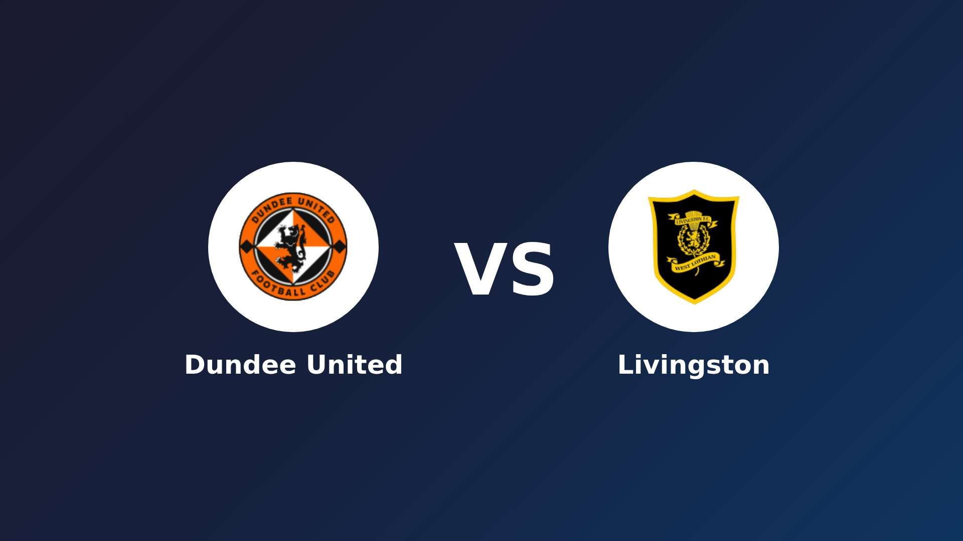 Dundee United vs Livingston