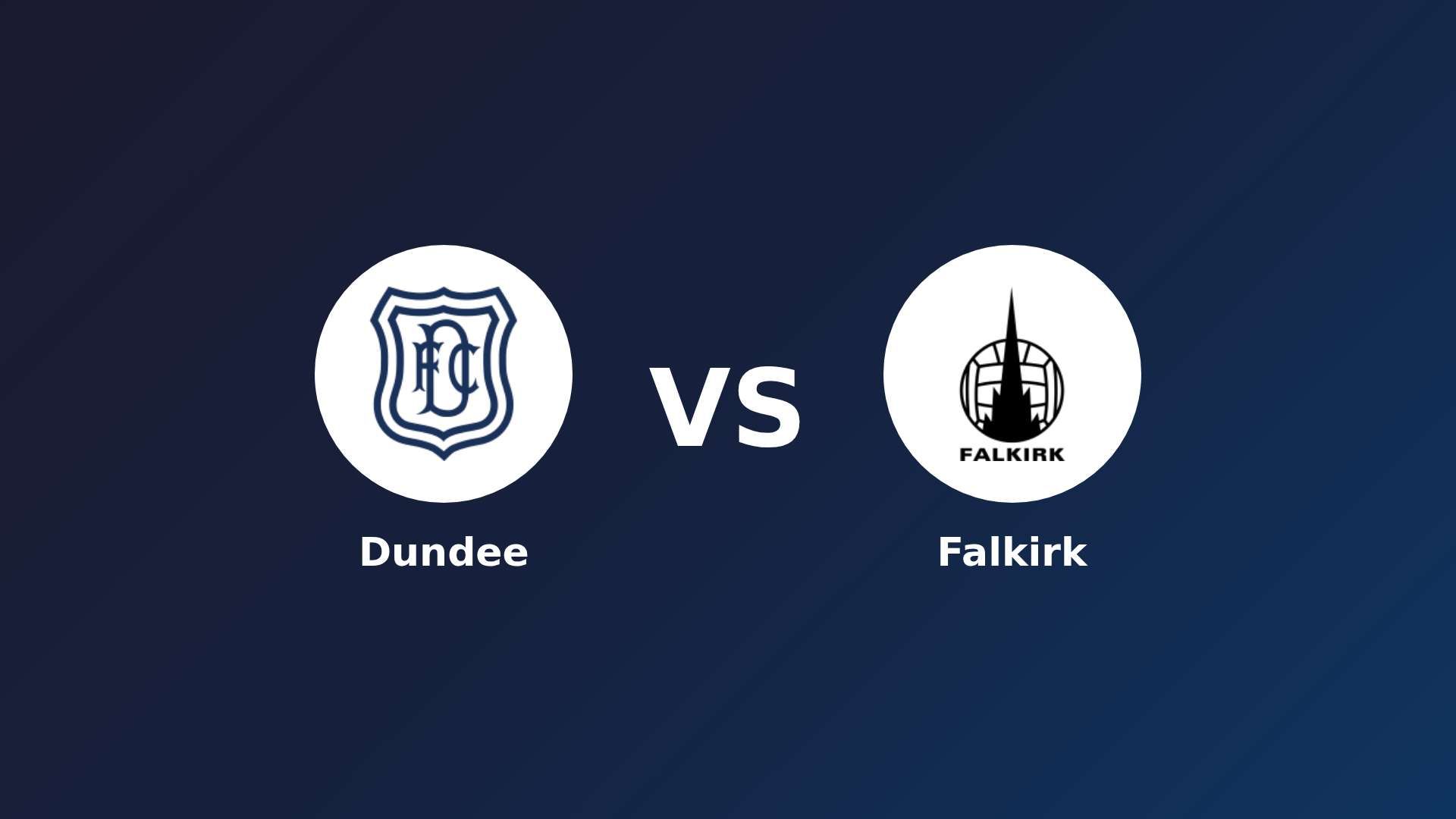 Dundee vs Falkirk