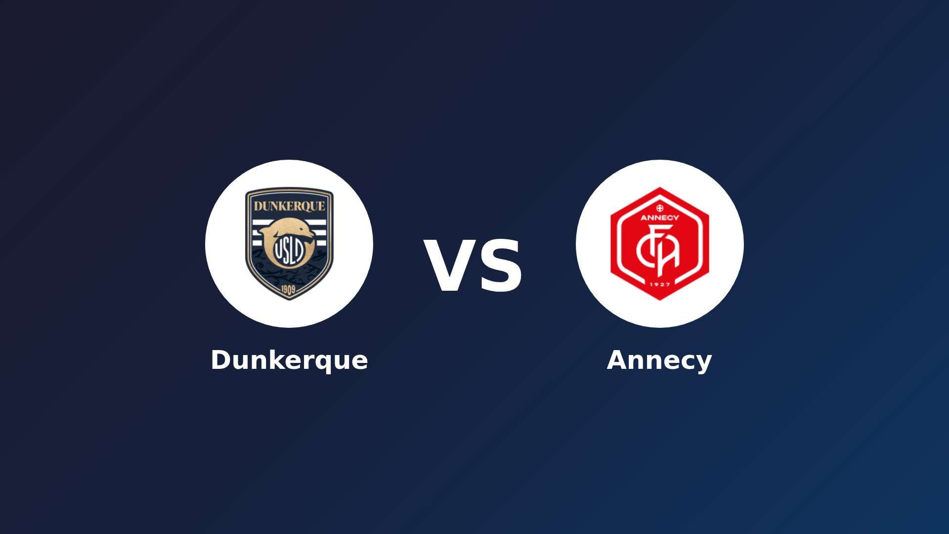 Dunkerque vs Annecy