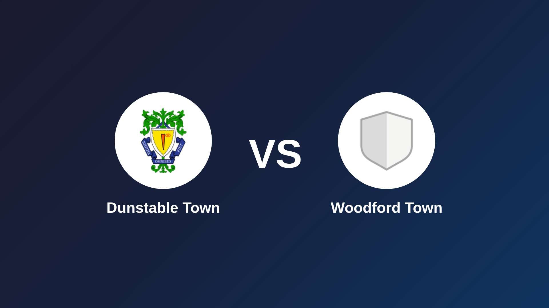 Dunstable Town vs (F)oodford Town