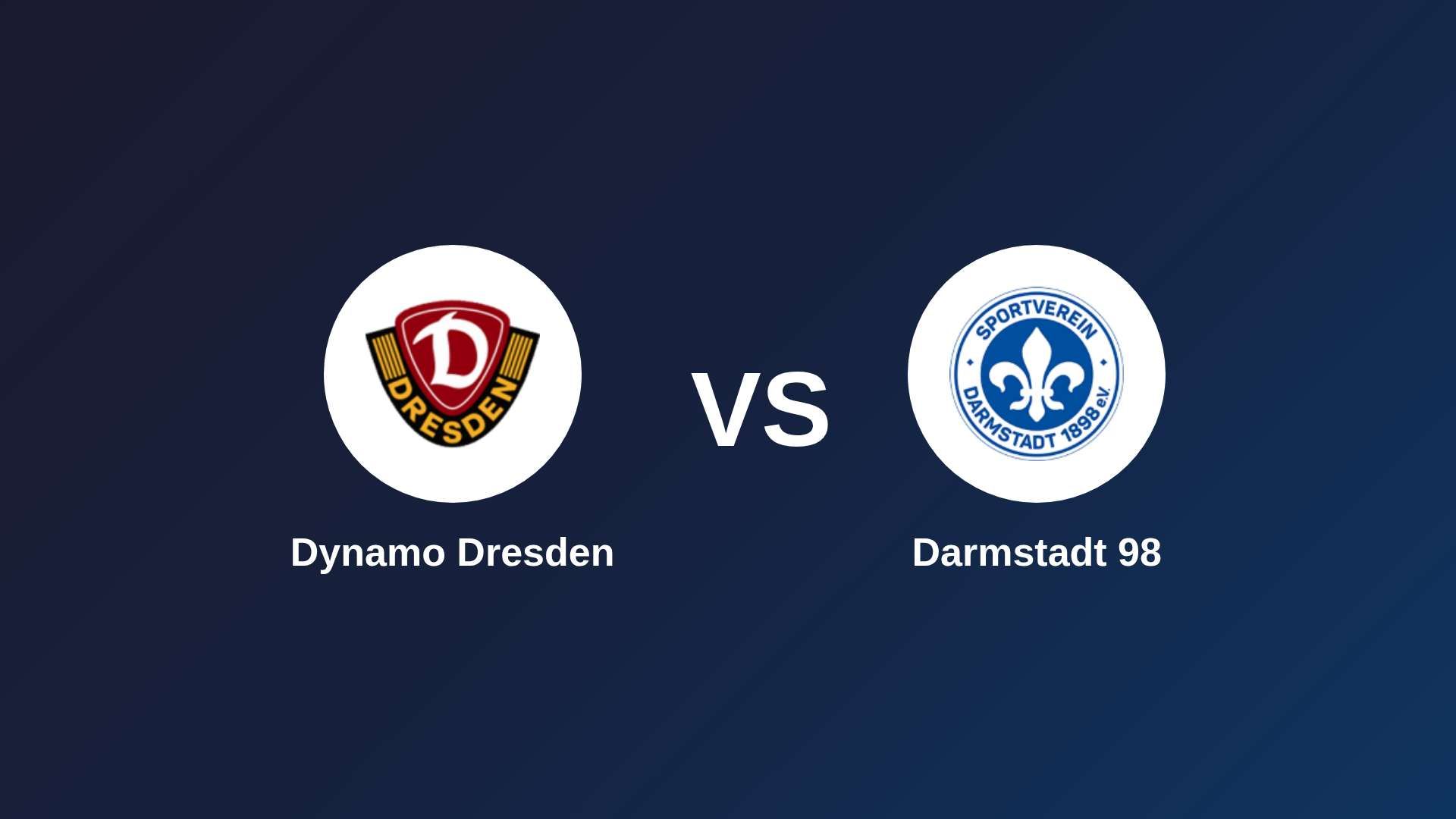 Dynamo Dresden vs Darmstadt 98