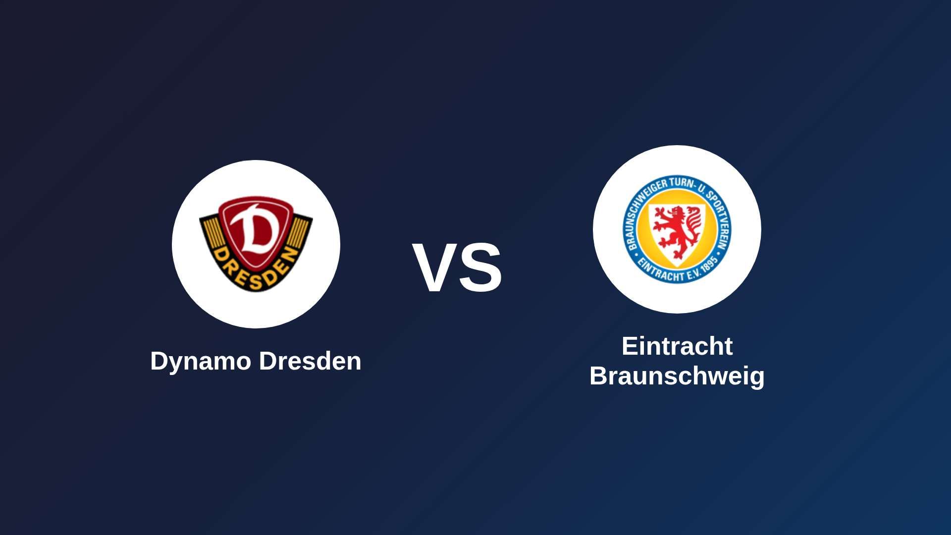 Dynamo Dresden vs Eintracht Braunschweig