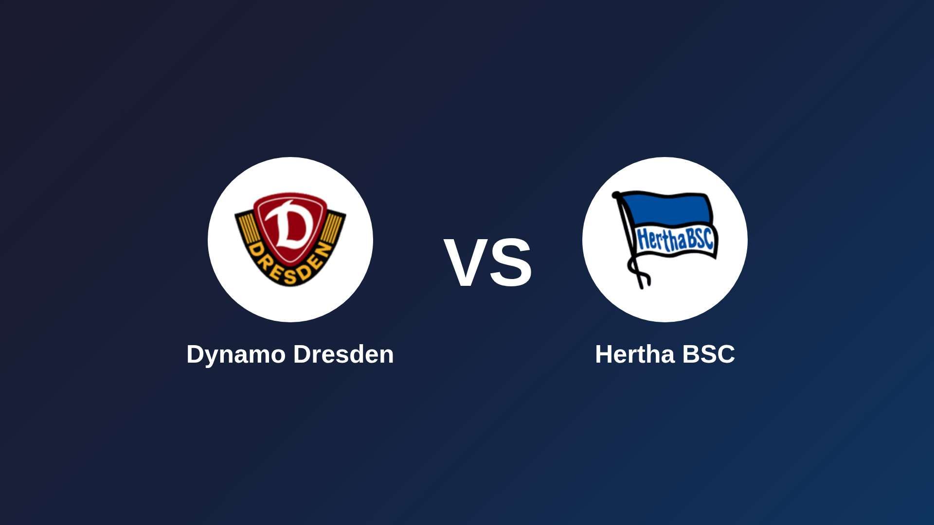 Dynamo Dresden vs Hertha BSC