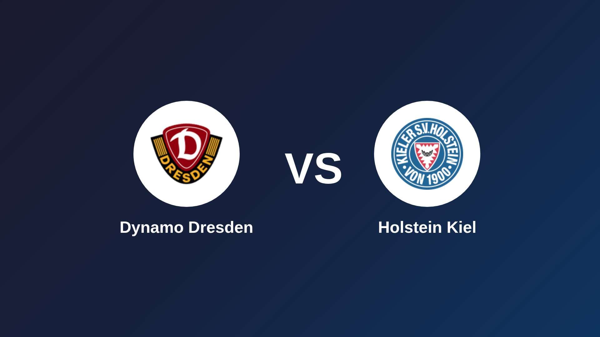 Dynamo Dresden vs Holstein Kiel
