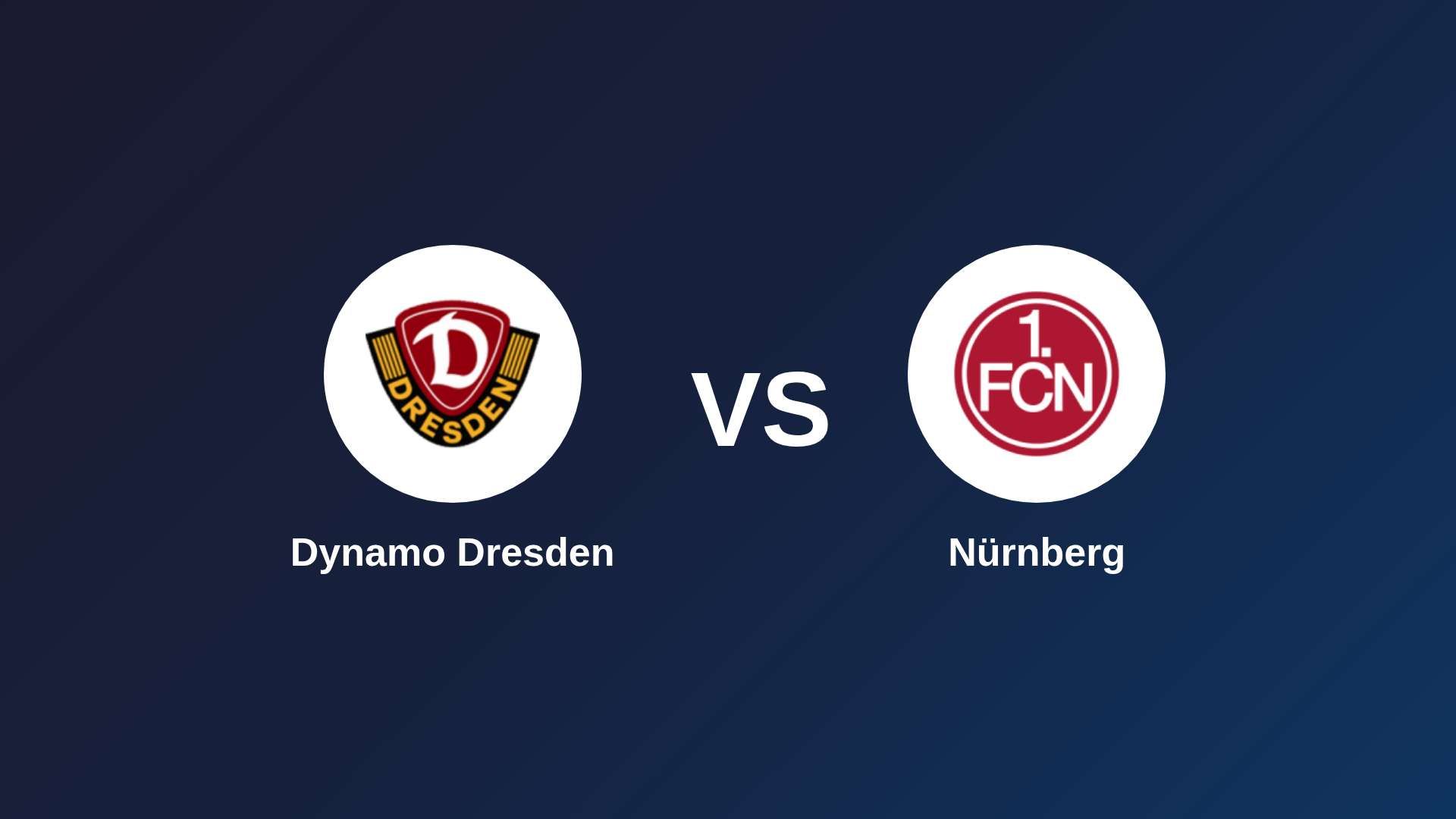 Dynamo Dresden vs Nürnberg