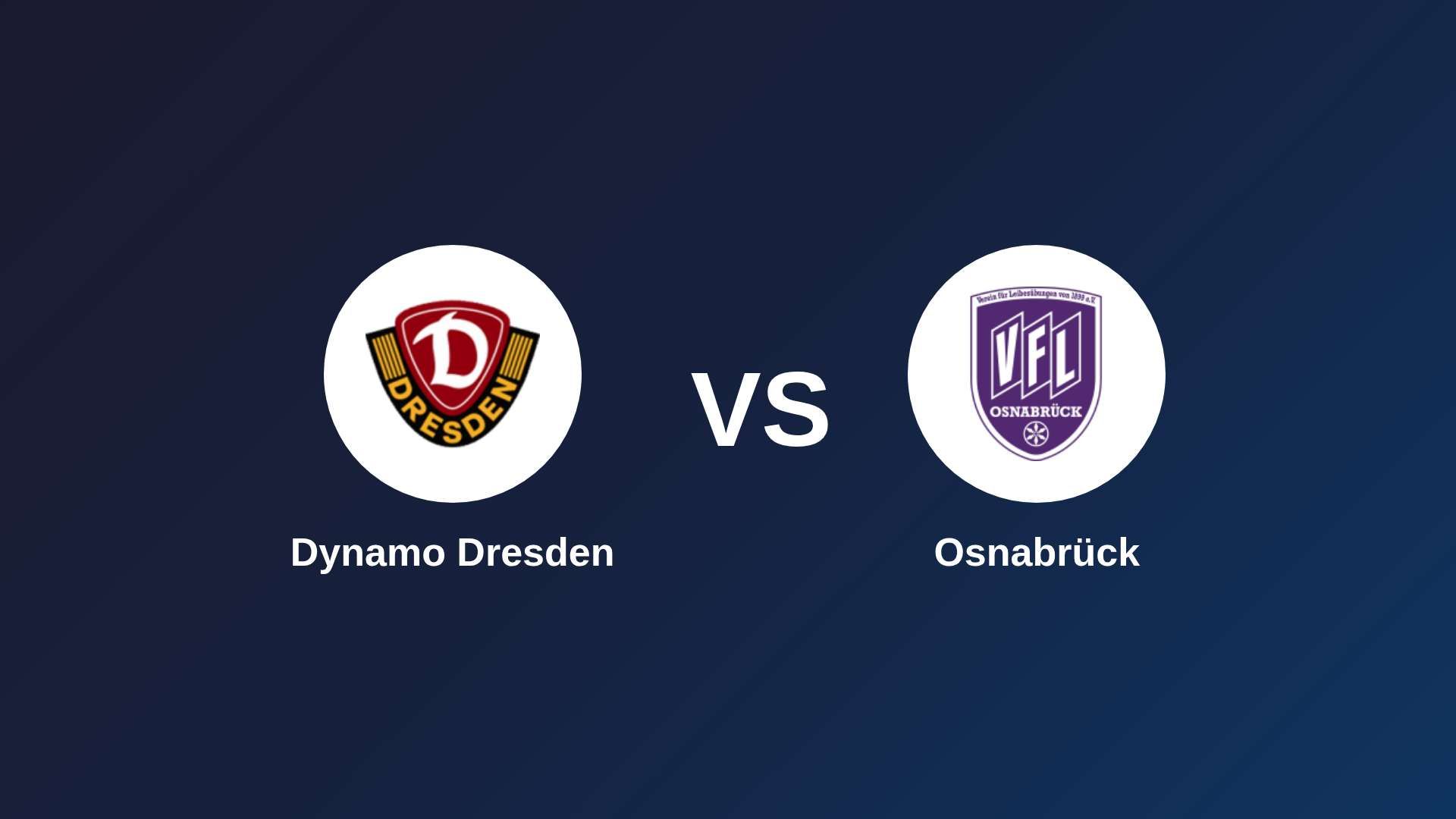 Dynamo Dresden vs Osnabrück