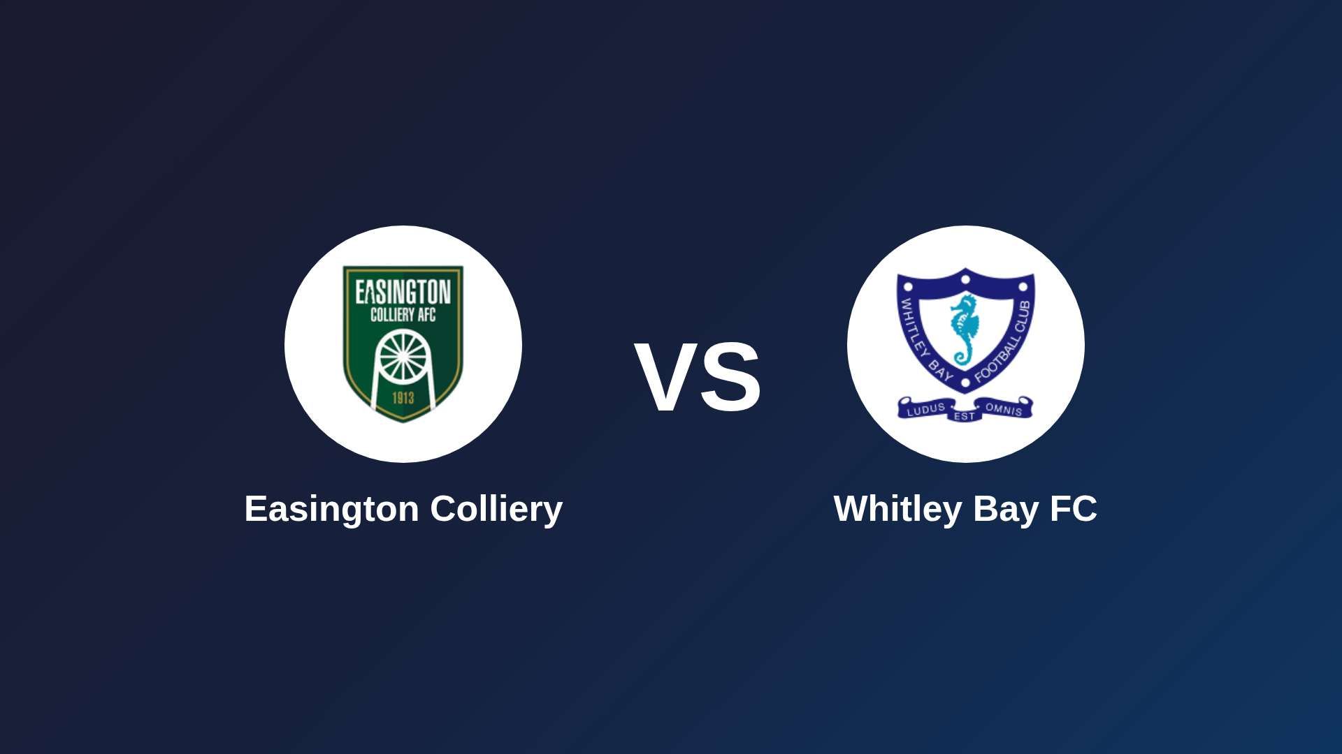 Easington Colliery vs (F)hitley Bay FC