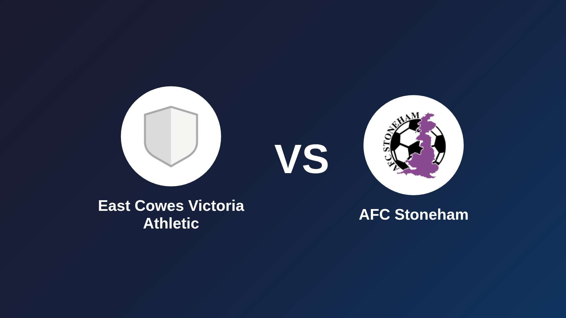 East Cowes Victoria Athletic vs AFC Stoneham