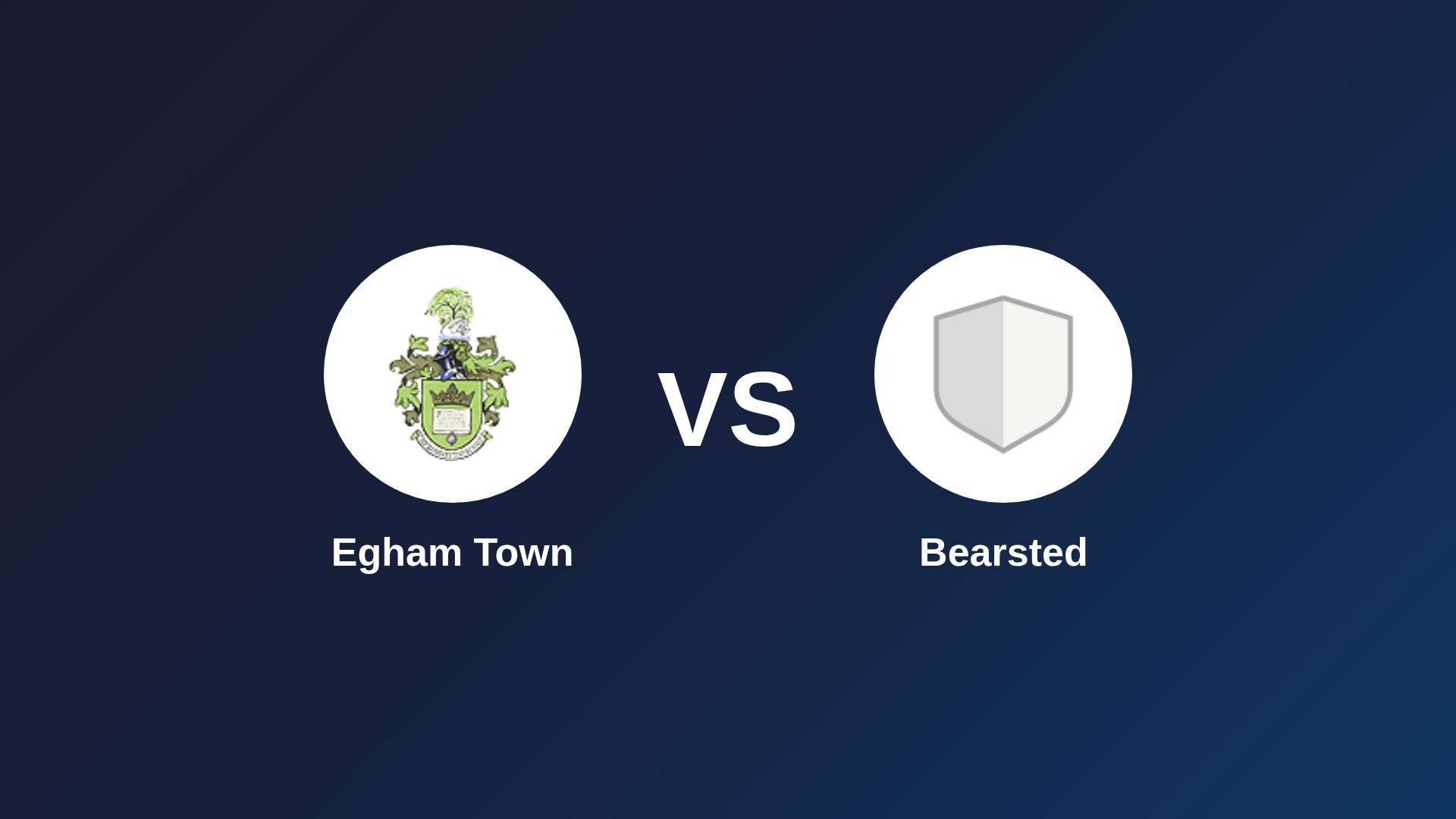 Egham Town vs Bearsted