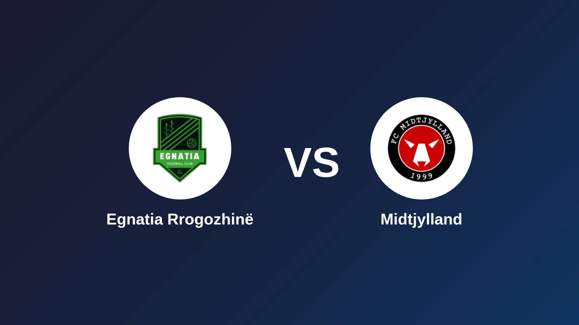 Egnatia Rrogozhinë vs FC Midtjylland