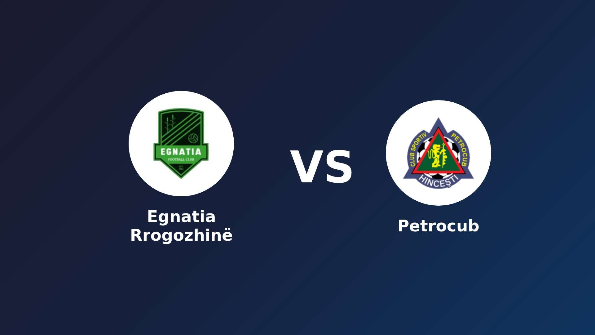 Egnatia Rrogozhinë vs Petrocub