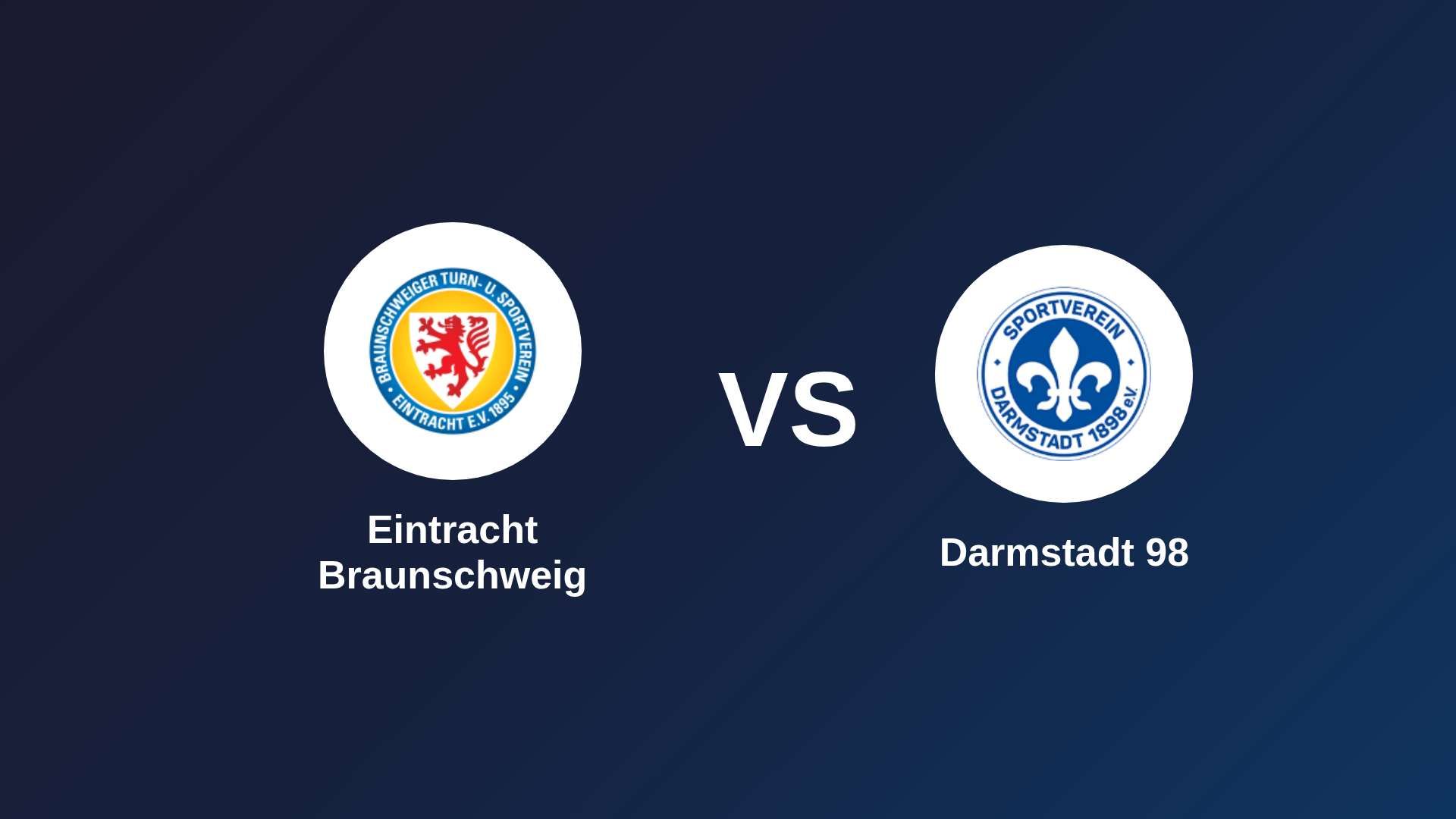 Eintracht Braunschweig vs Darmstadt 98