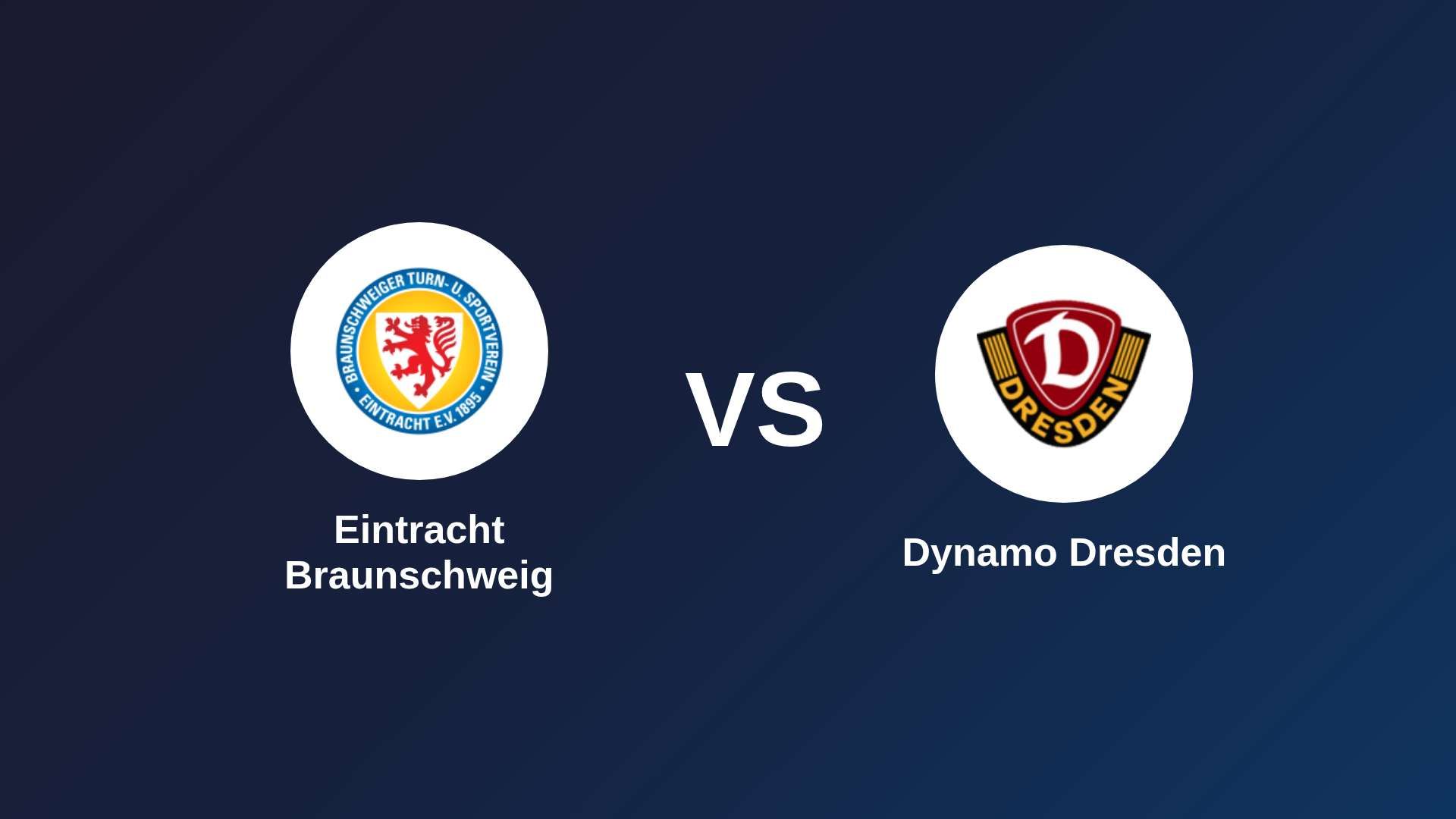 Eintracht Braunschweig vs Dynamo Dresden