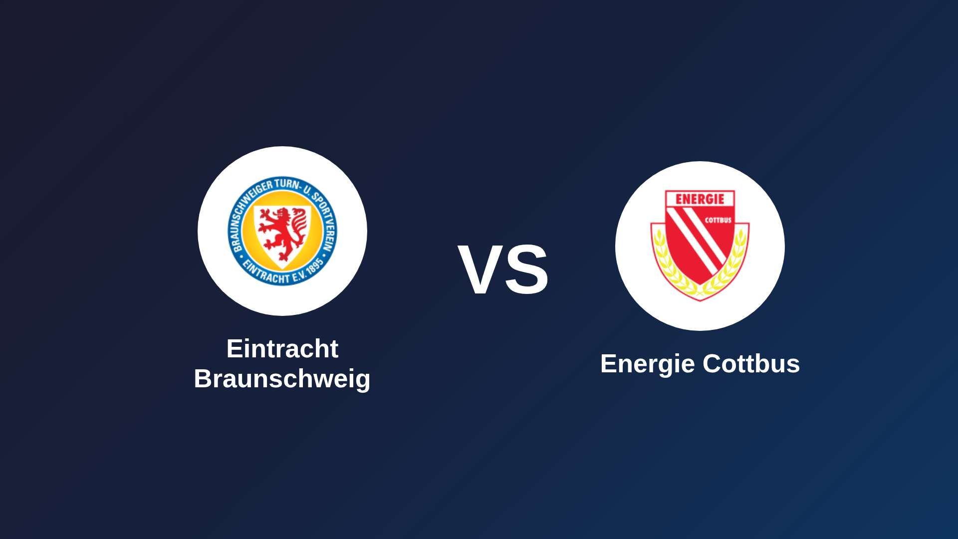 Eintracht Braunschweig vs Energie Cottbus