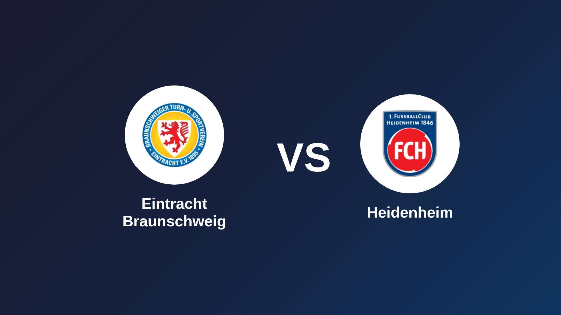 Eintracht Braunschweig vs Heidenheim