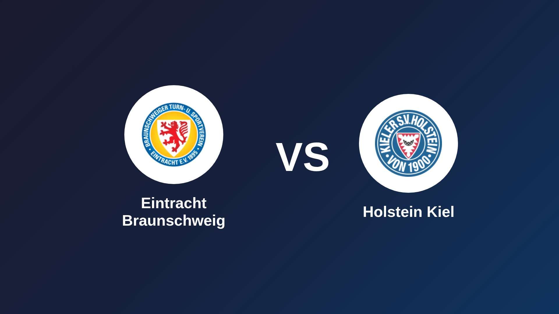 Eintracht Braunschweig vs Holstein Kiel