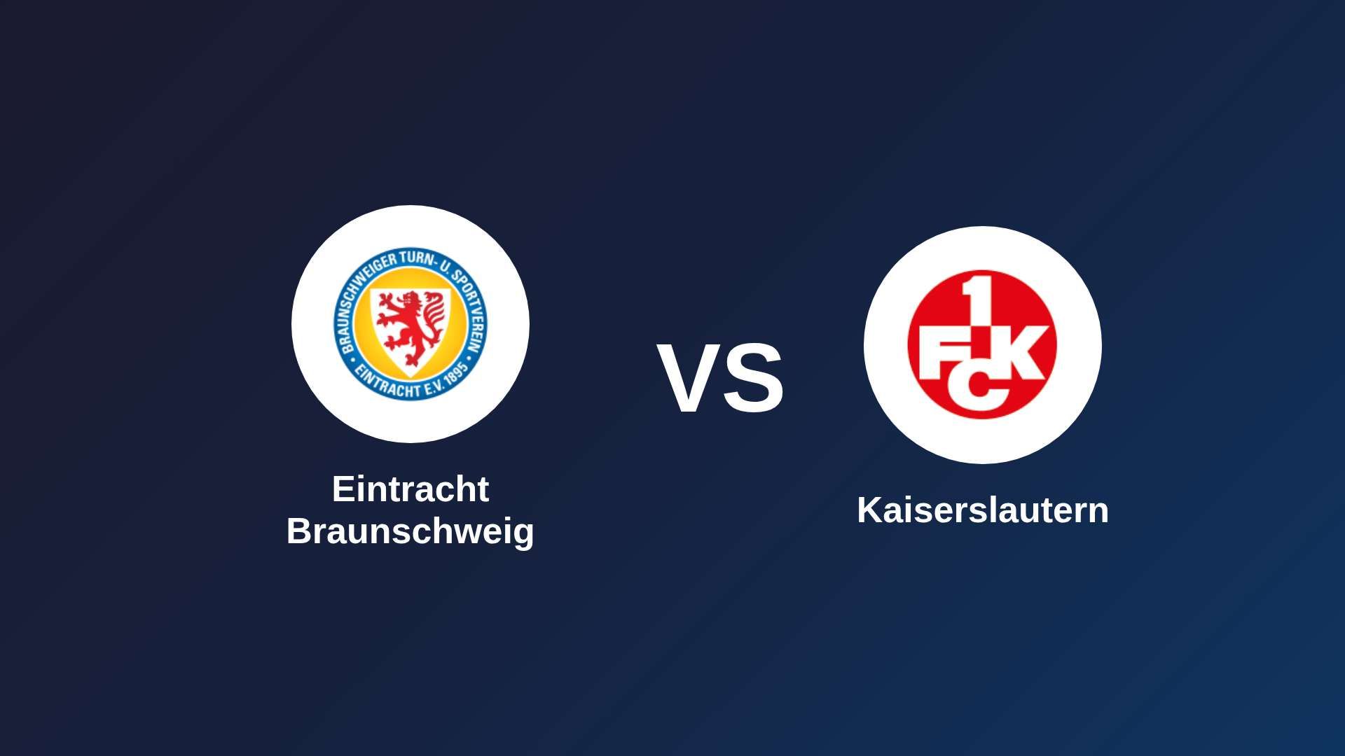 Eintracht Braunschweig vs Kaiserslautern