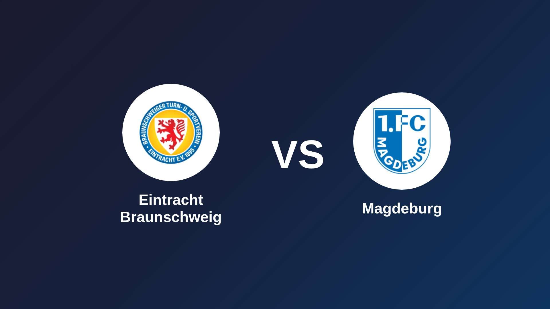 Eintracht Braunschweig vs Magdeburg