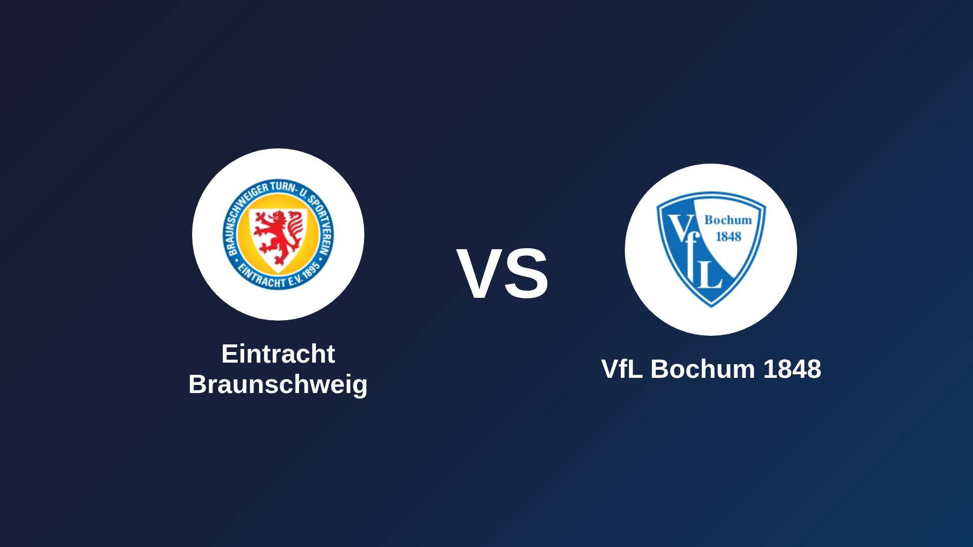 Eintracht Braunschweig vs VfL Bochum 1848