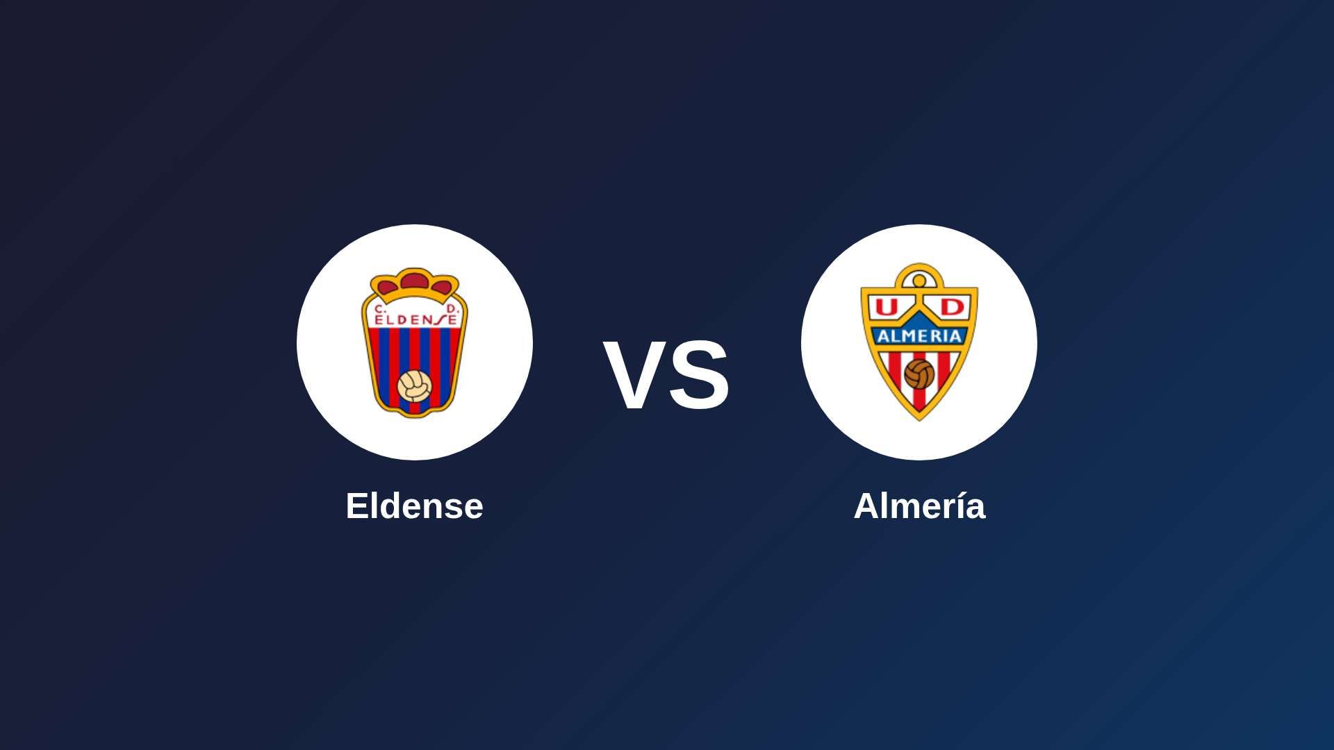 Eldense vs Almería