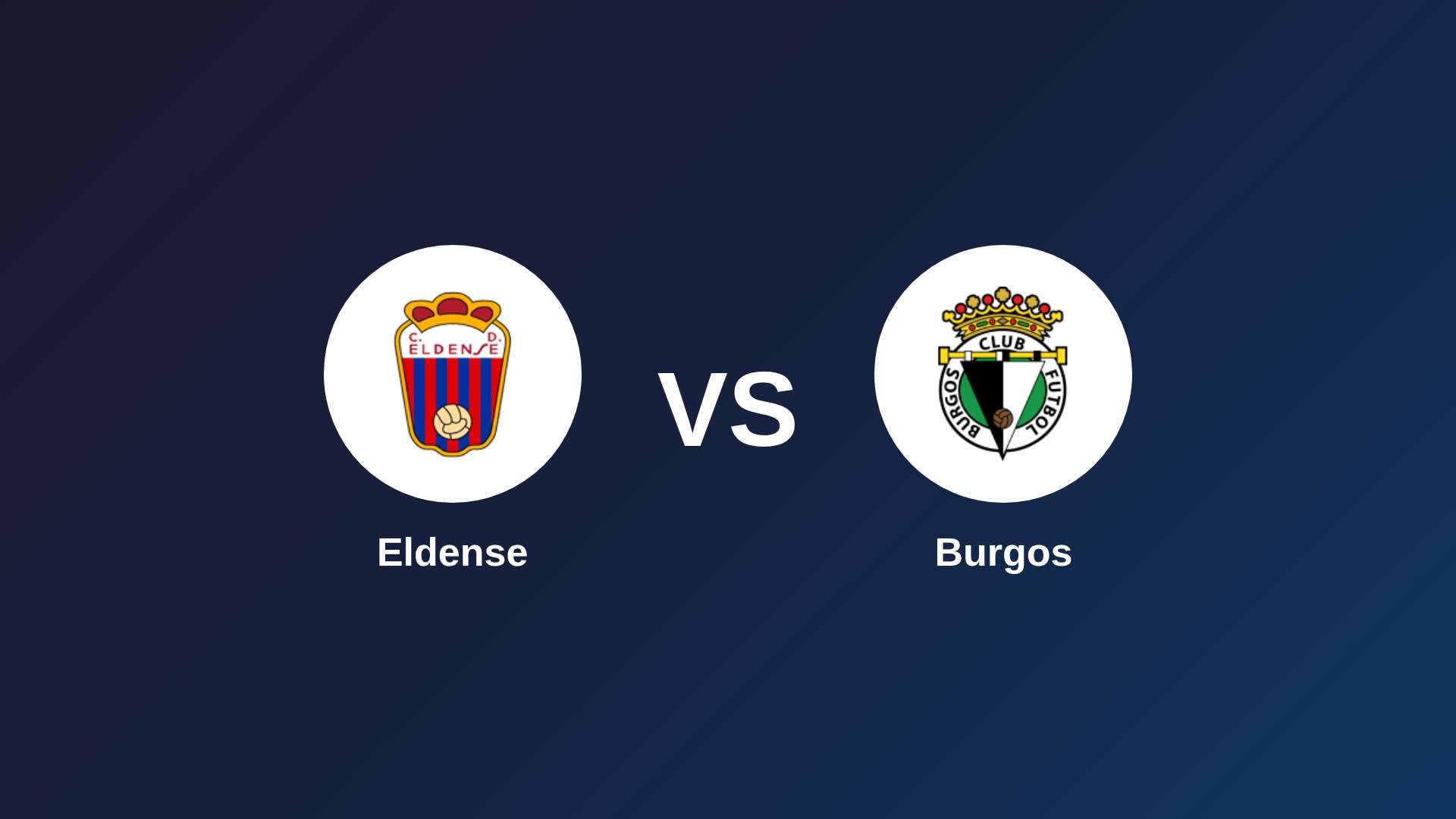 Eldense vs Burgos