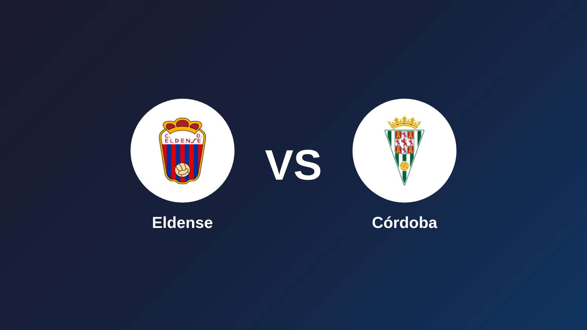 Eldense vs Córdoba