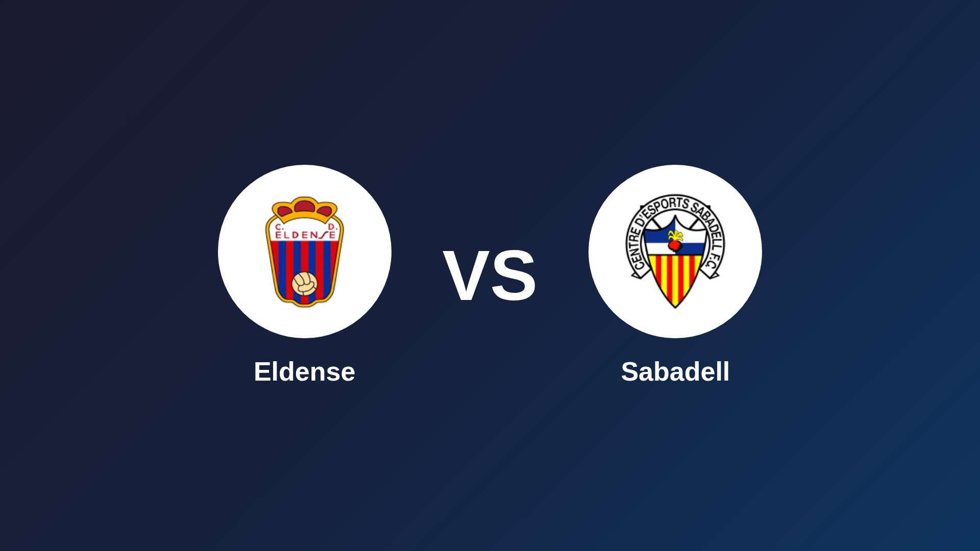 Eldense vs Sabadell