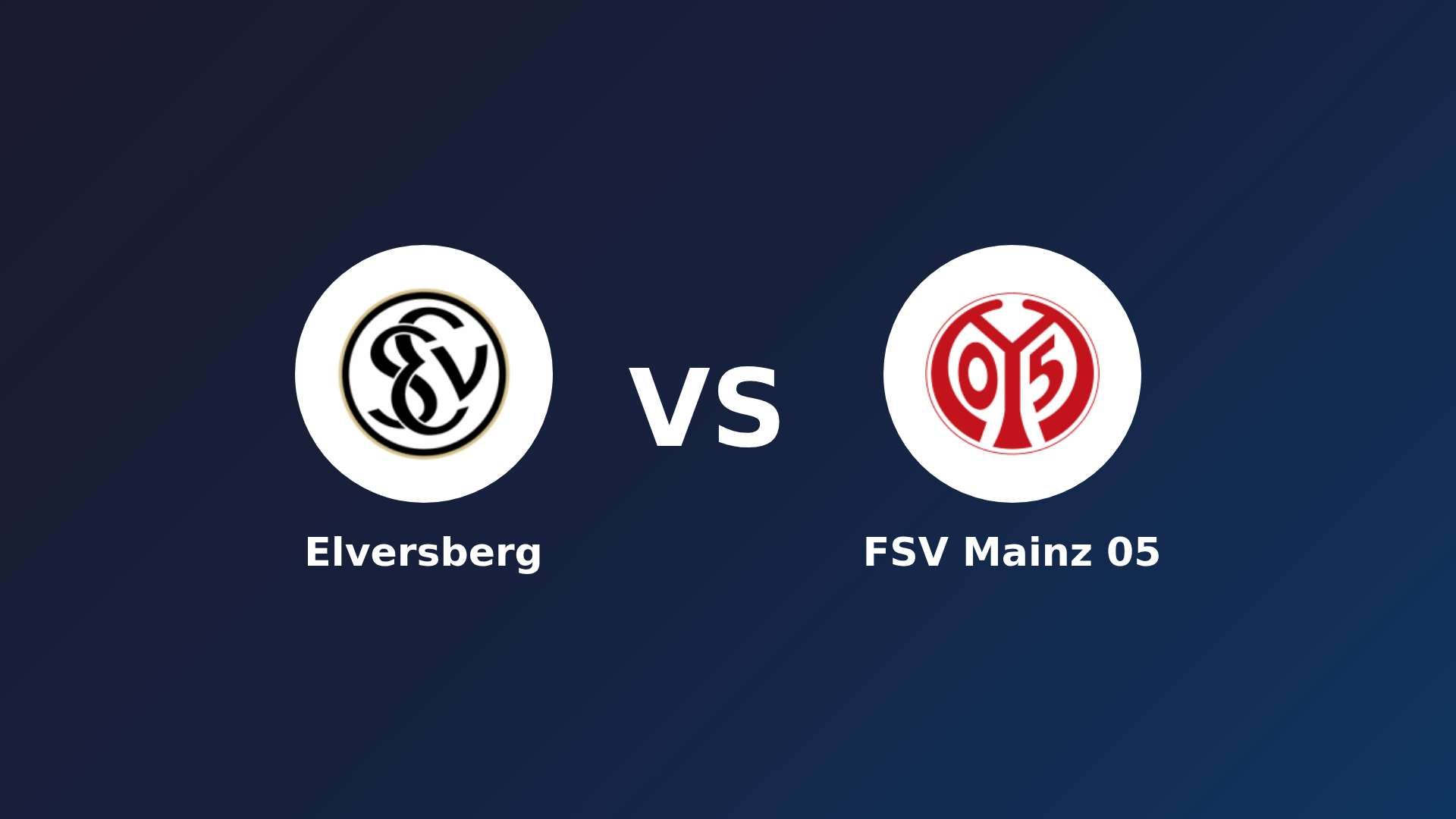 Elversberg vs FSV Mainz 05